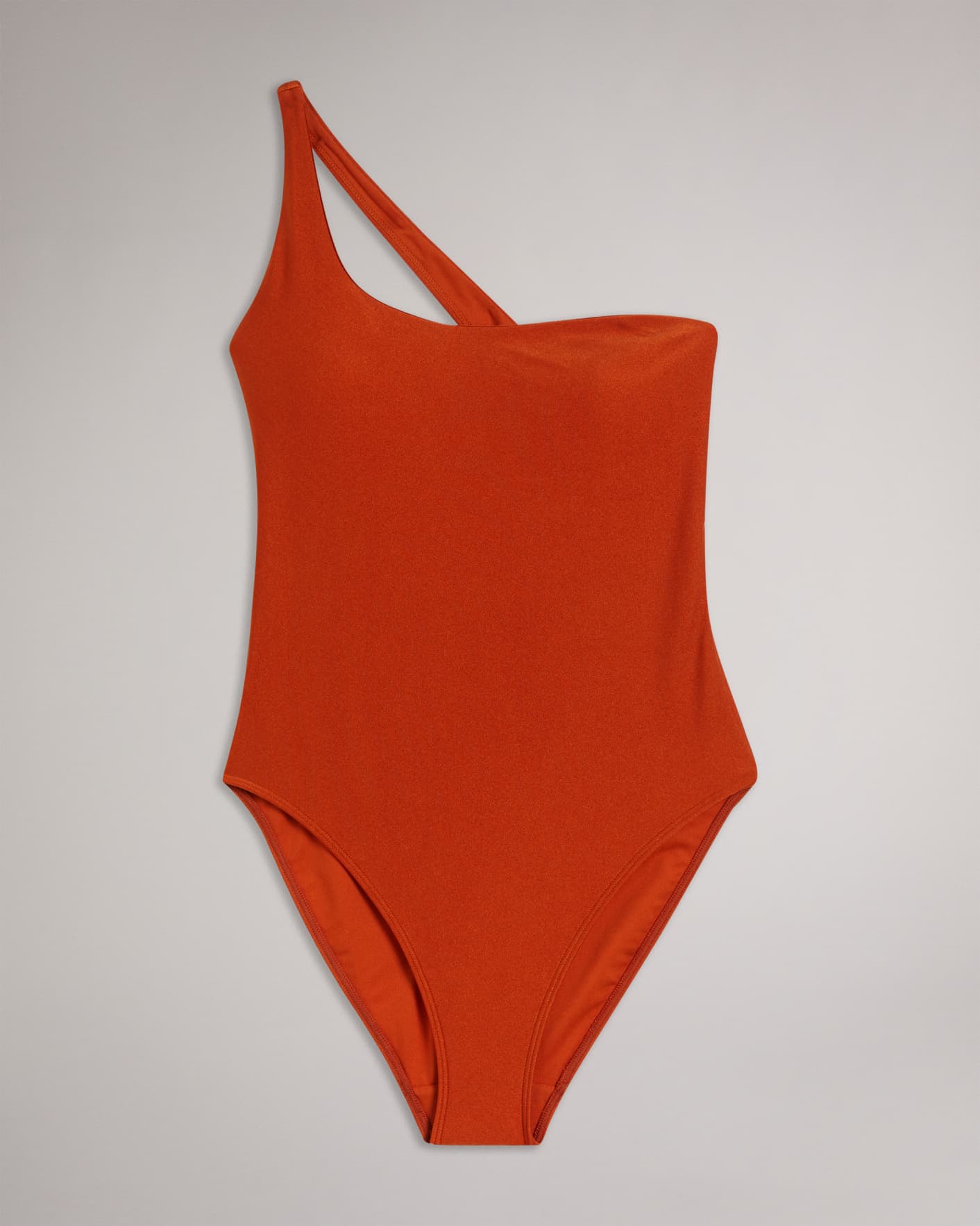 Orange One Shoulder Swimsuit Ted Baker