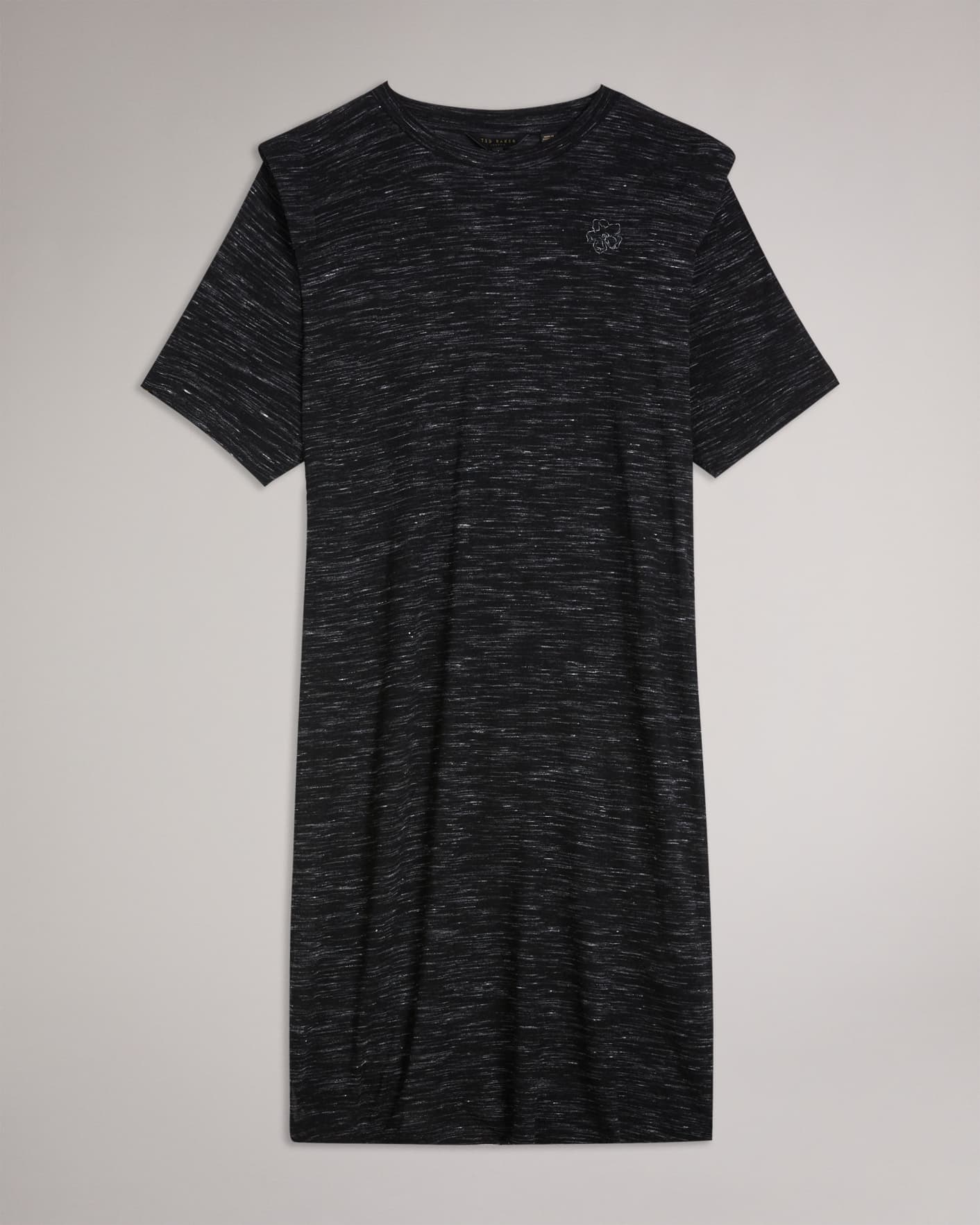 Dark Grey T Shirt Dress With Shoulder Detail Ted Baker
