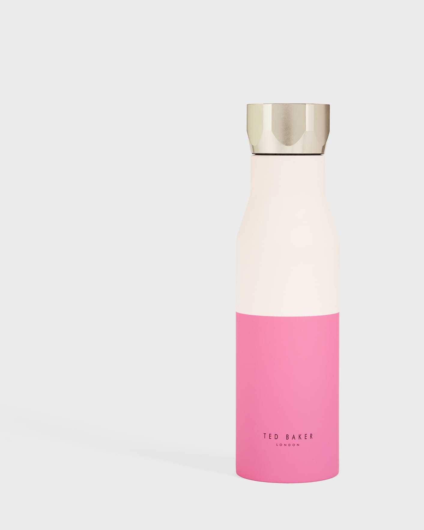 Pale Pink Two Tone Water Bottle 425ml Ted Baker