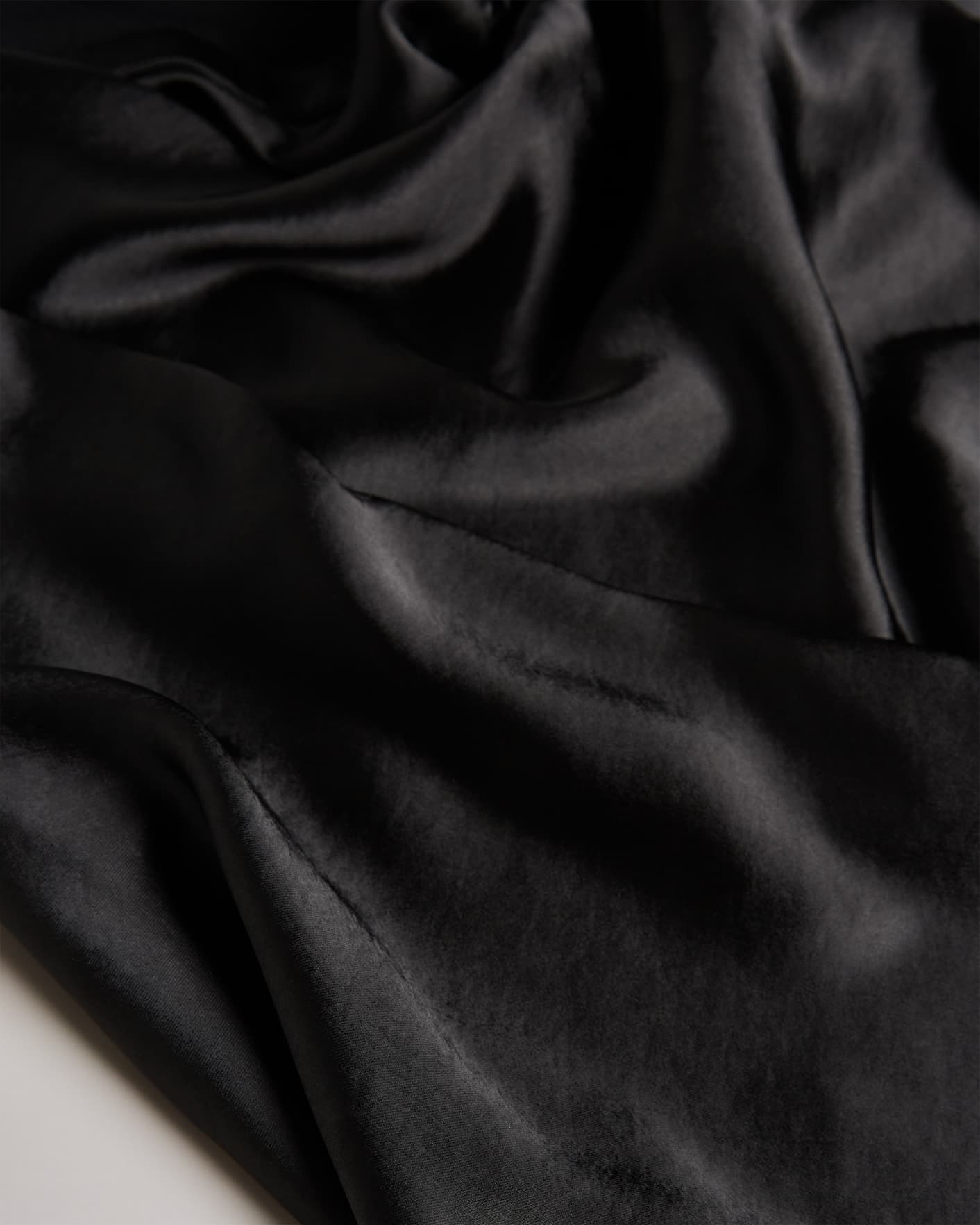 Black Asymmetric Knit Bodice Dress With Satin Skirt Ted Baker