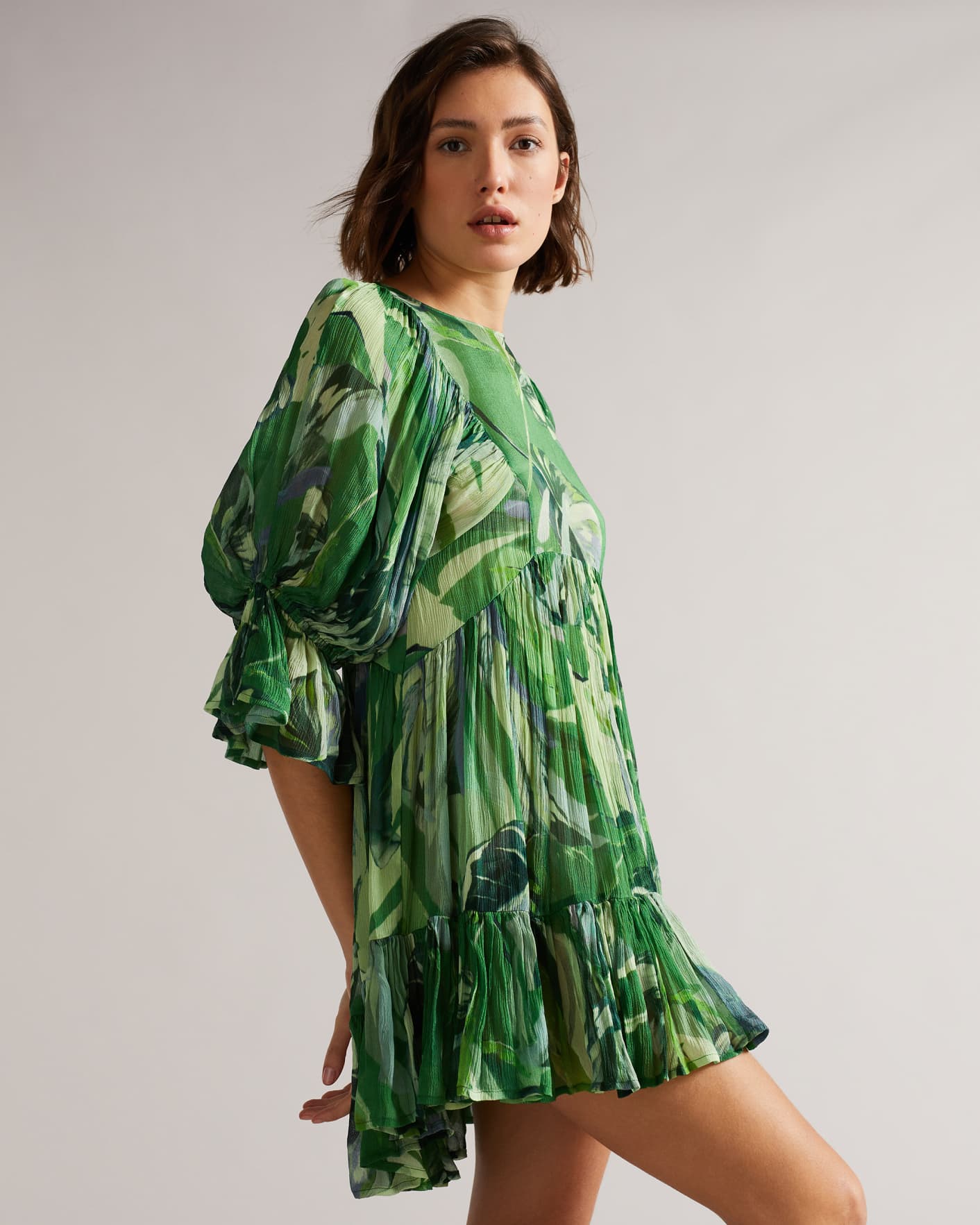 Green Long Sleeve Cover Up Ted Baker
