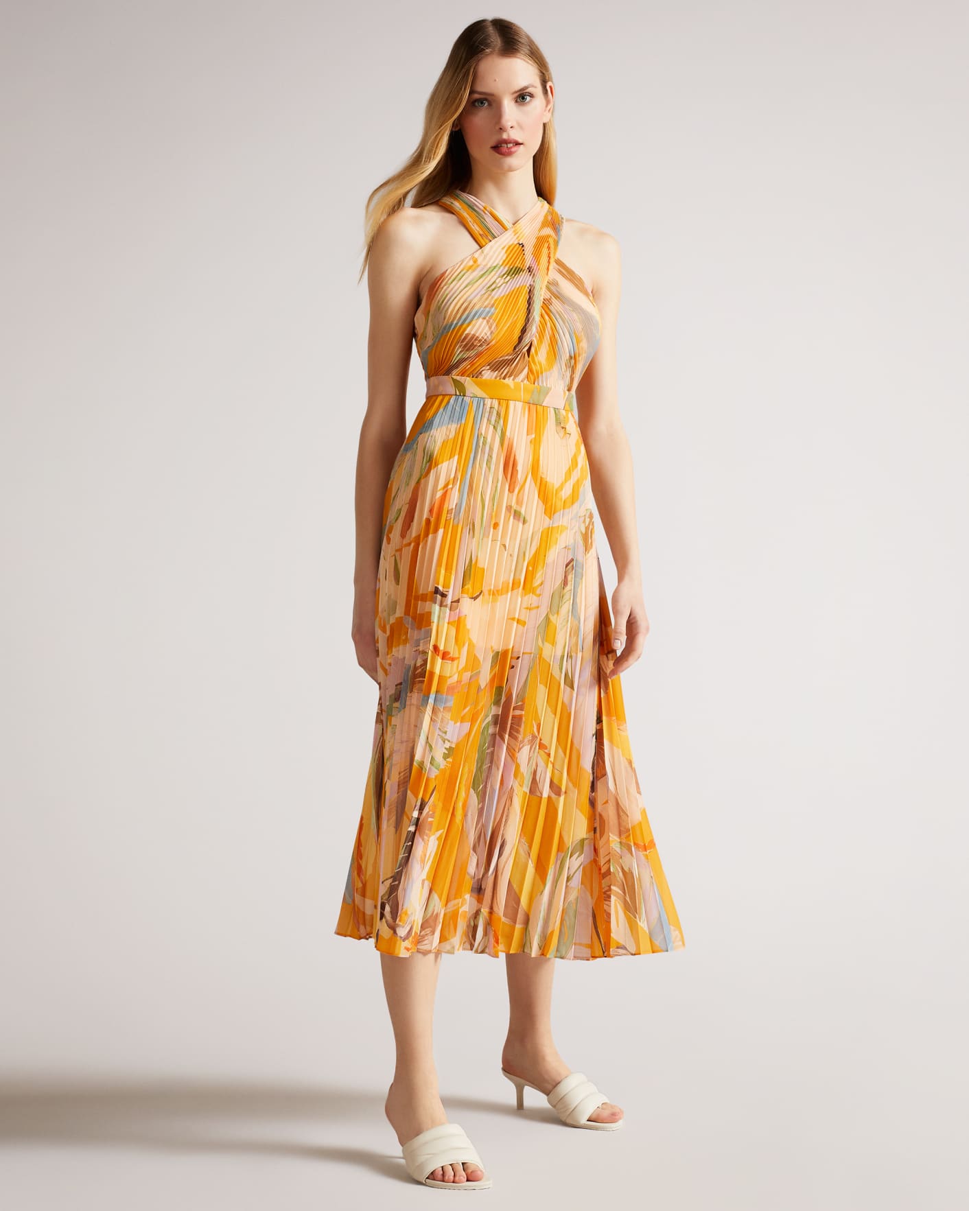 ted Baker Pleated Dress