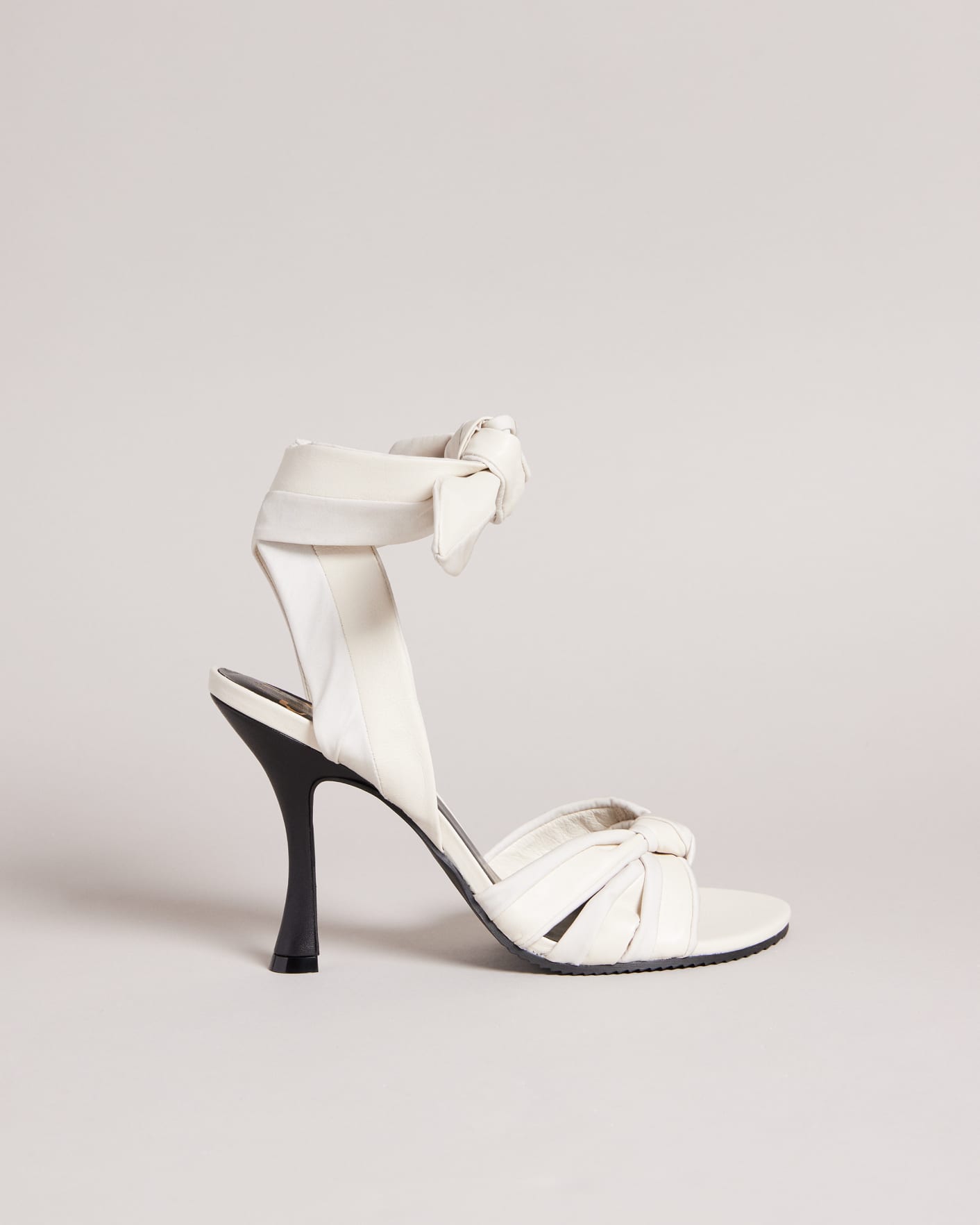 Natural High Heeled Bow Sandals Ted Baker