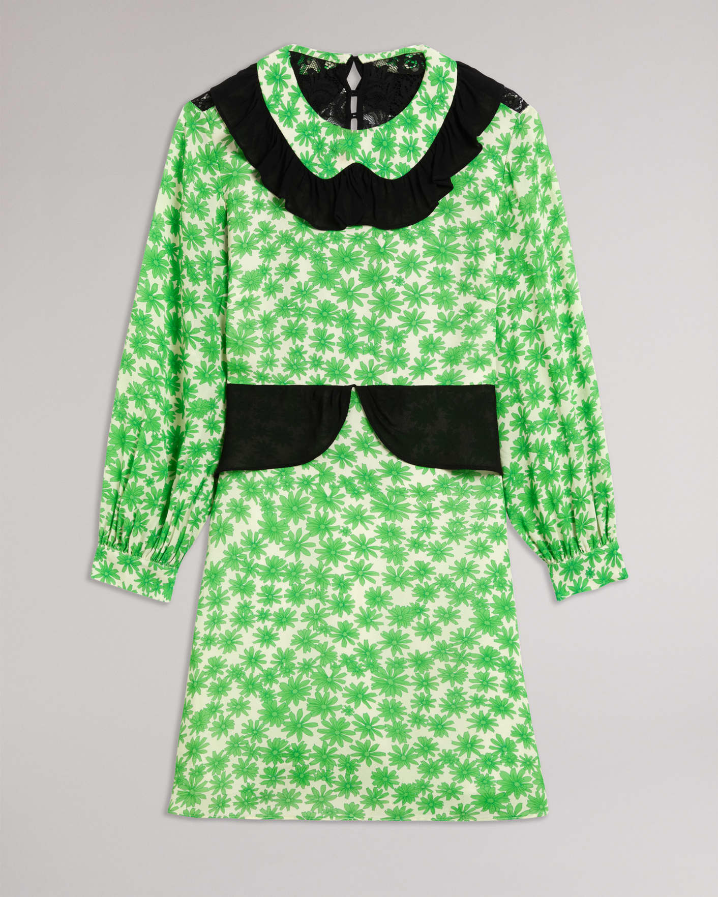 Green MIB Floral Printed Dress Ted Baker