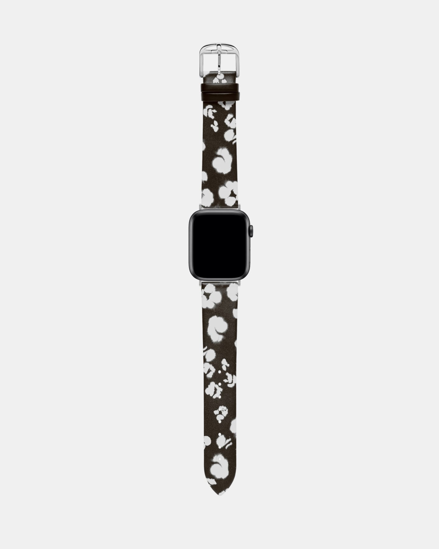 Black-White Printed Apple Watch strap Ted Baker