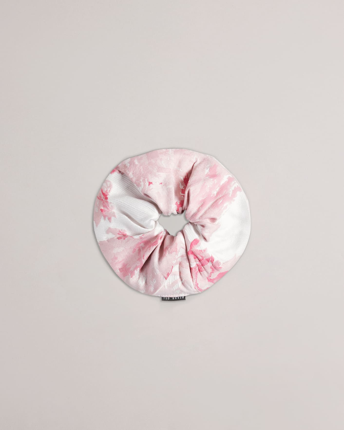 Deep-Pink New Romantic Printed Scrunchie Ted Baker