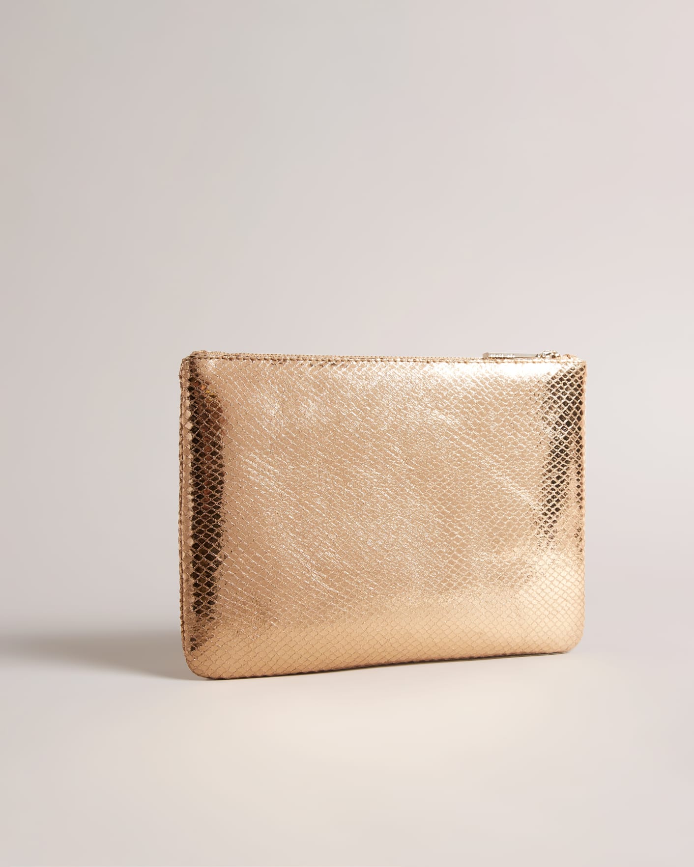 Gold Snake Detail Small Pouch Ted Baker
