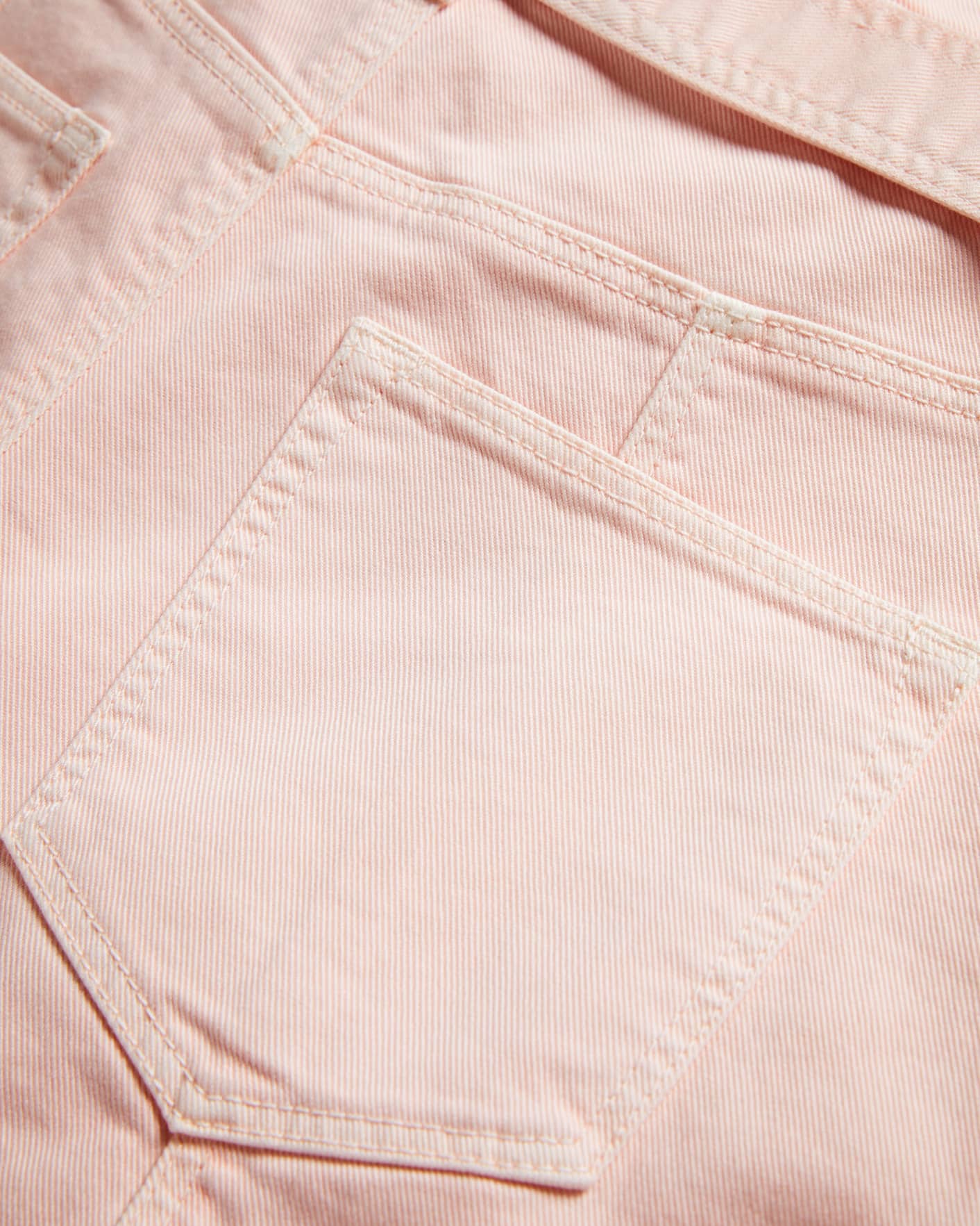 Dusky Pink Paperbag Cropped Barrel Jeans Ted Baker