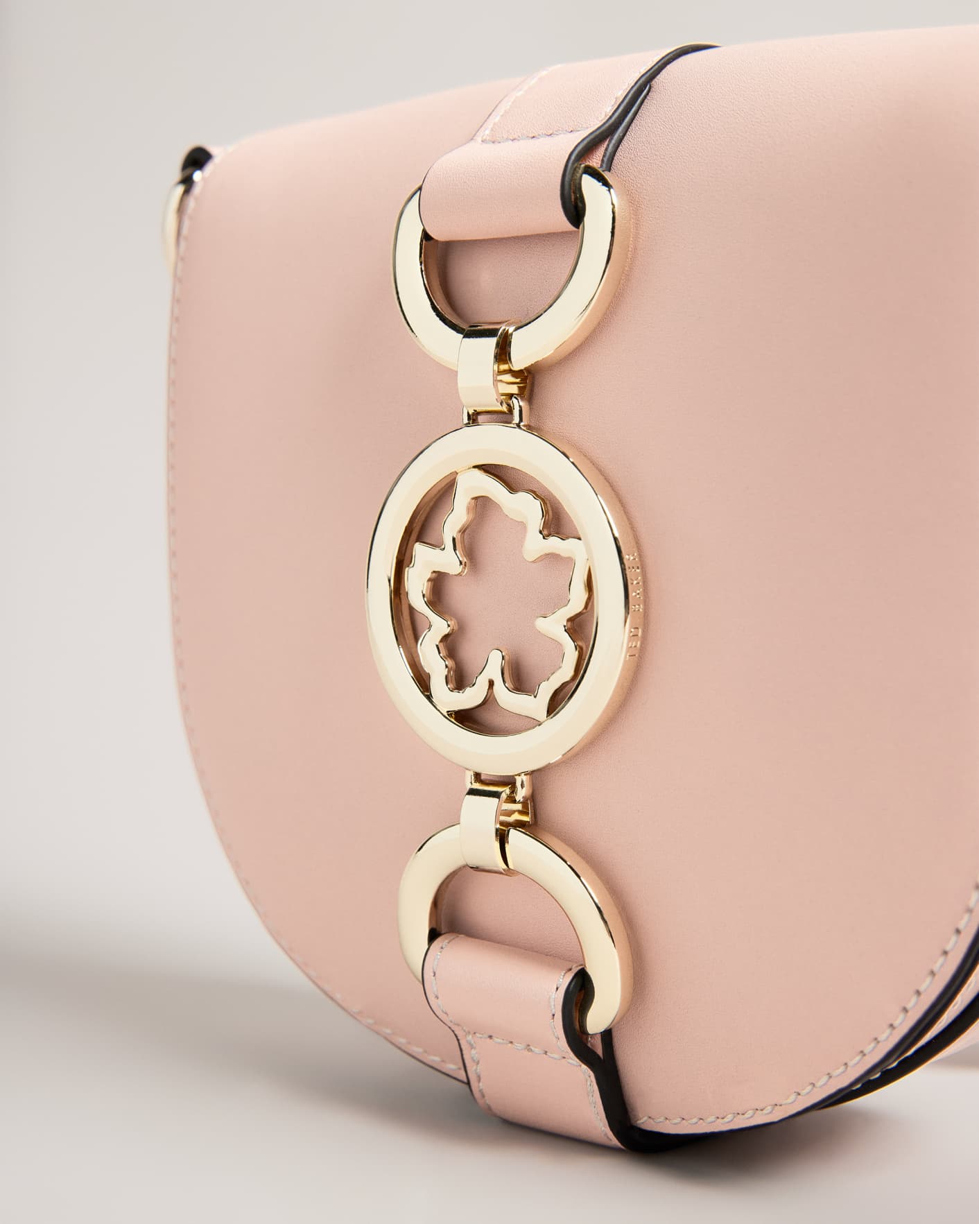 Pale Pink Magnolia Detail Shoulder Bag Ted Baker