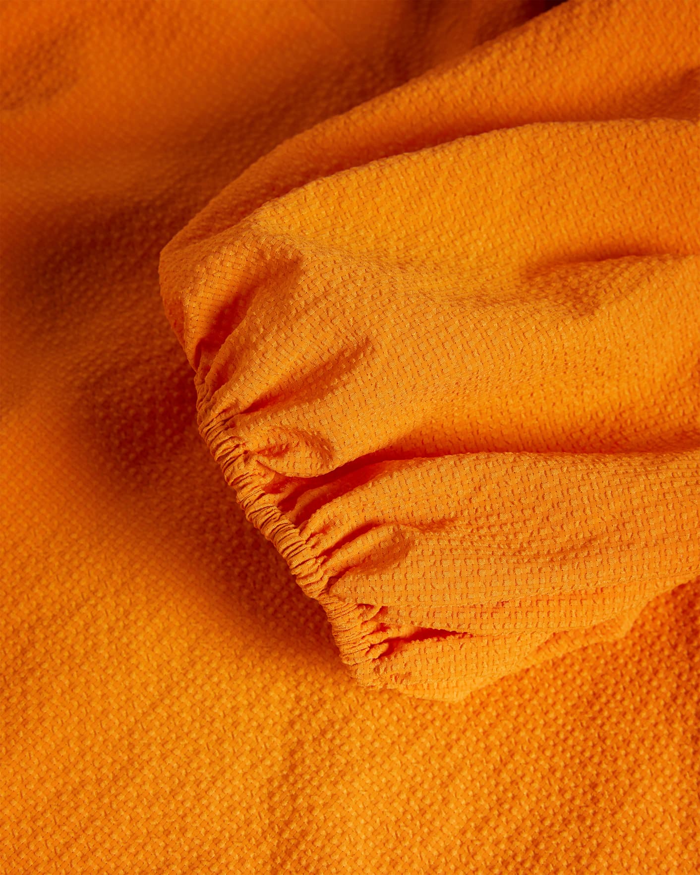 Naranja Vestido Corto Textura Nudo Frontal Ted Baker