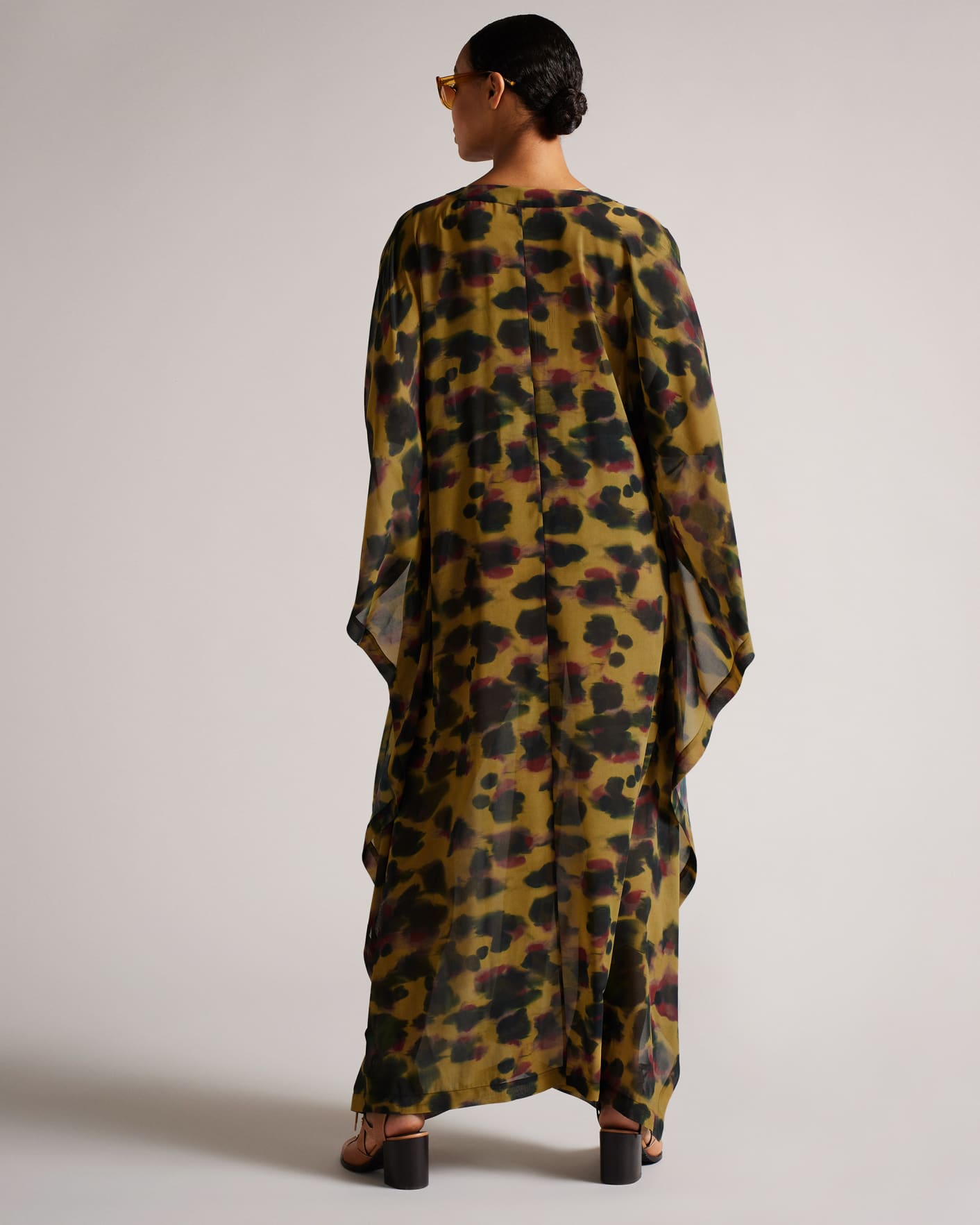 Brown Leopard Print Beach Cover Up  Ted Baker