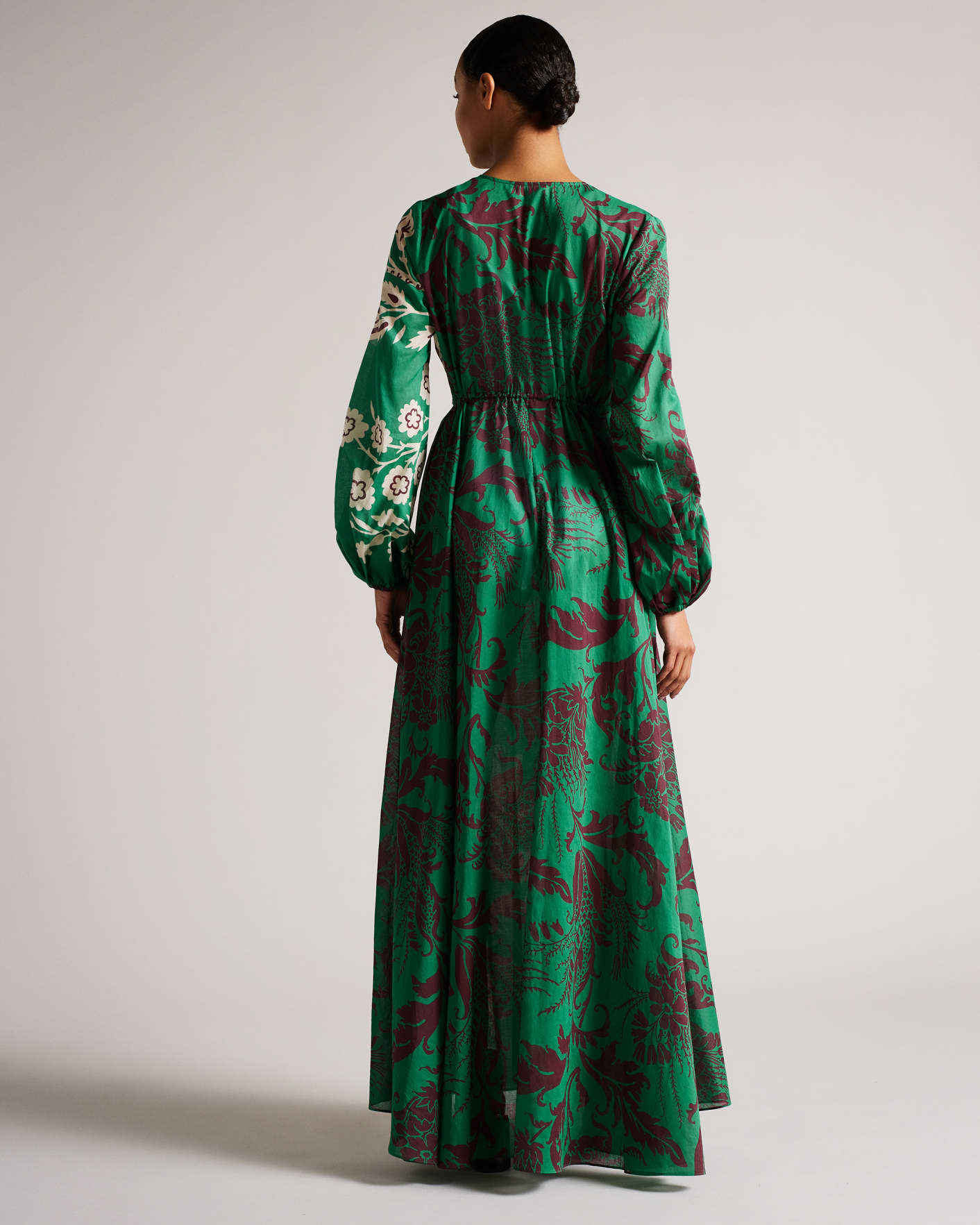 Green Floral Print Maxi Cover Up Ted Baker