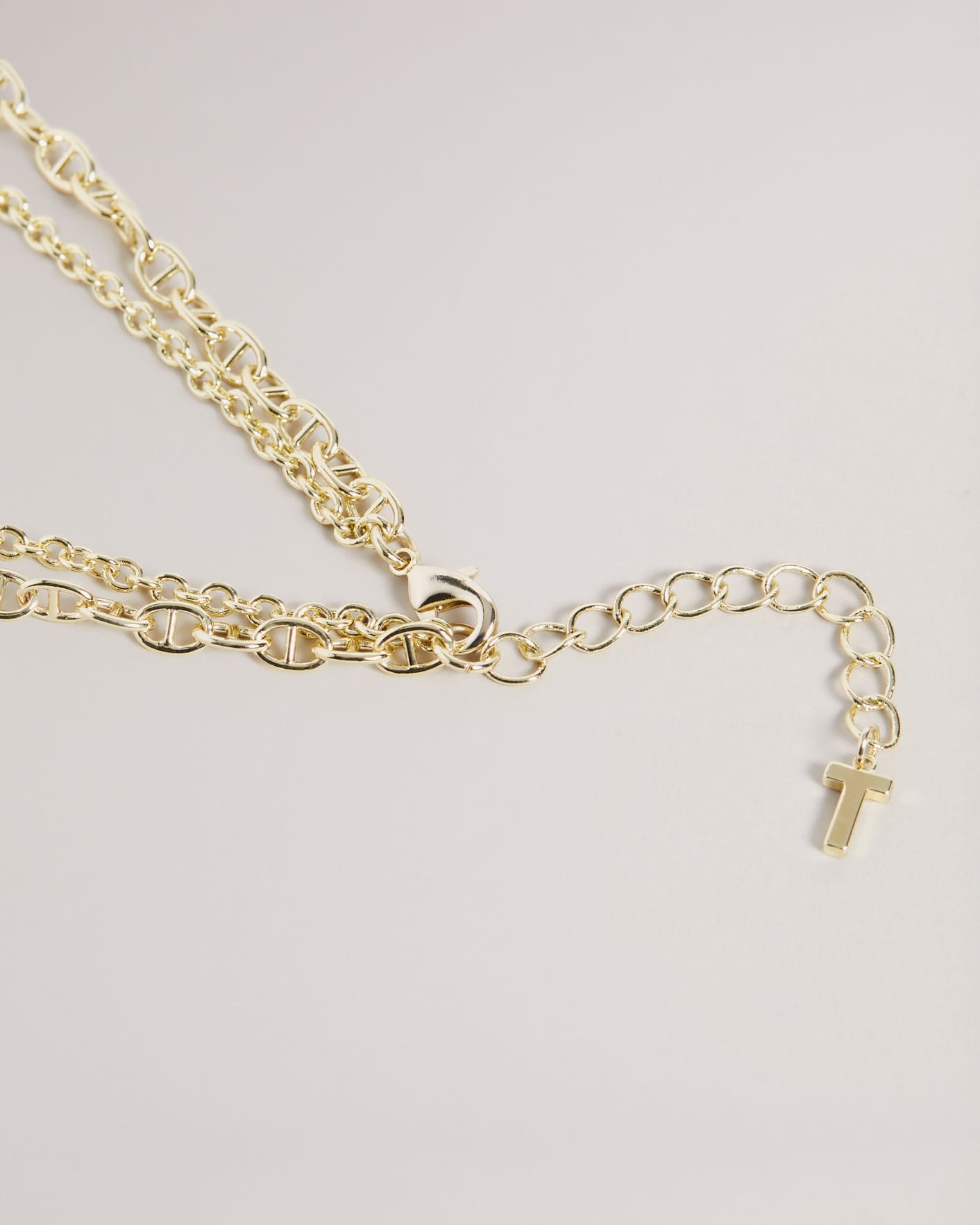 Gold Colour Charm necklace Ted Baker