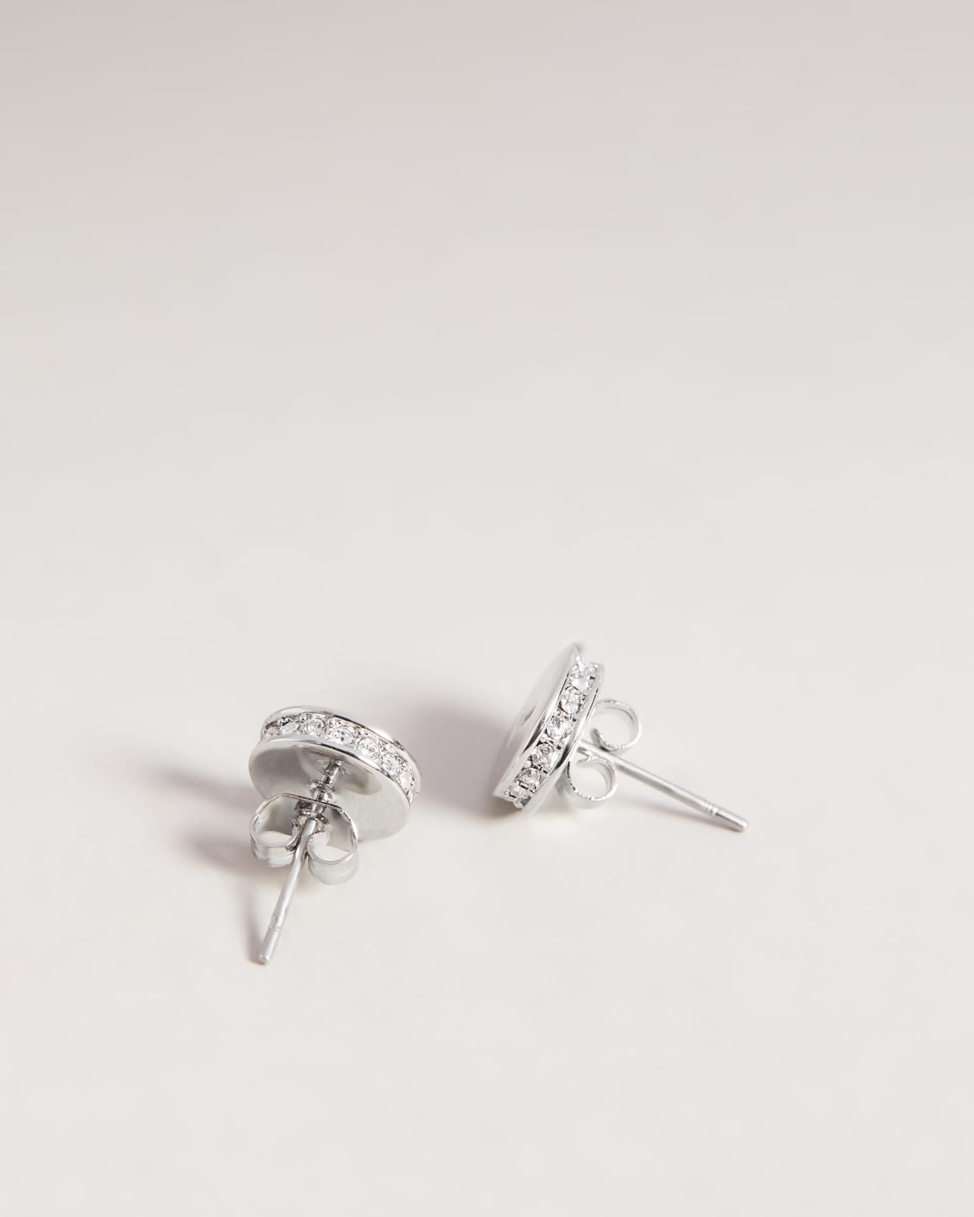 Silver Colour Sparkle stud earring Ted Baker