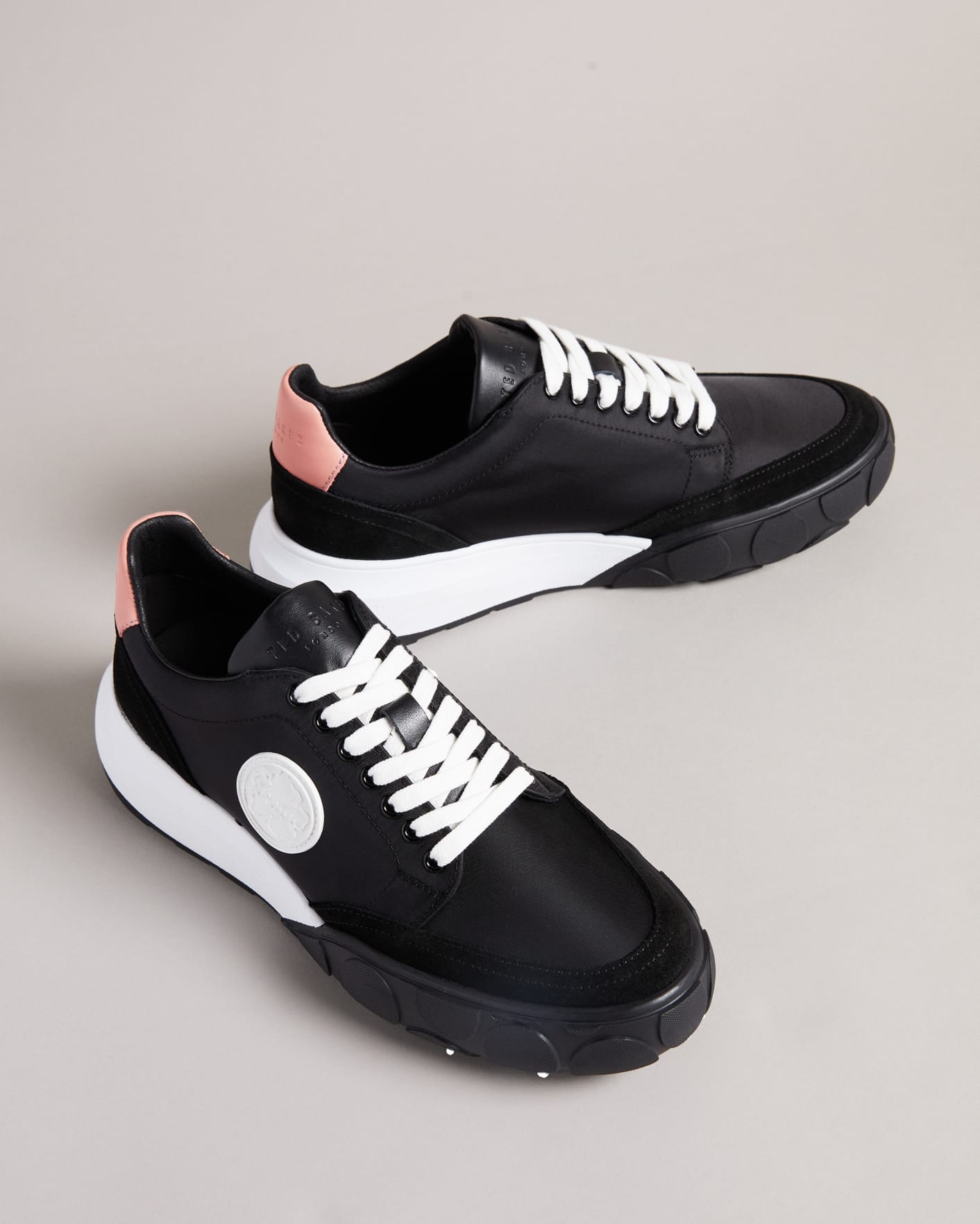 Black Chunky Sole Magnolia Trainer Ted Baker