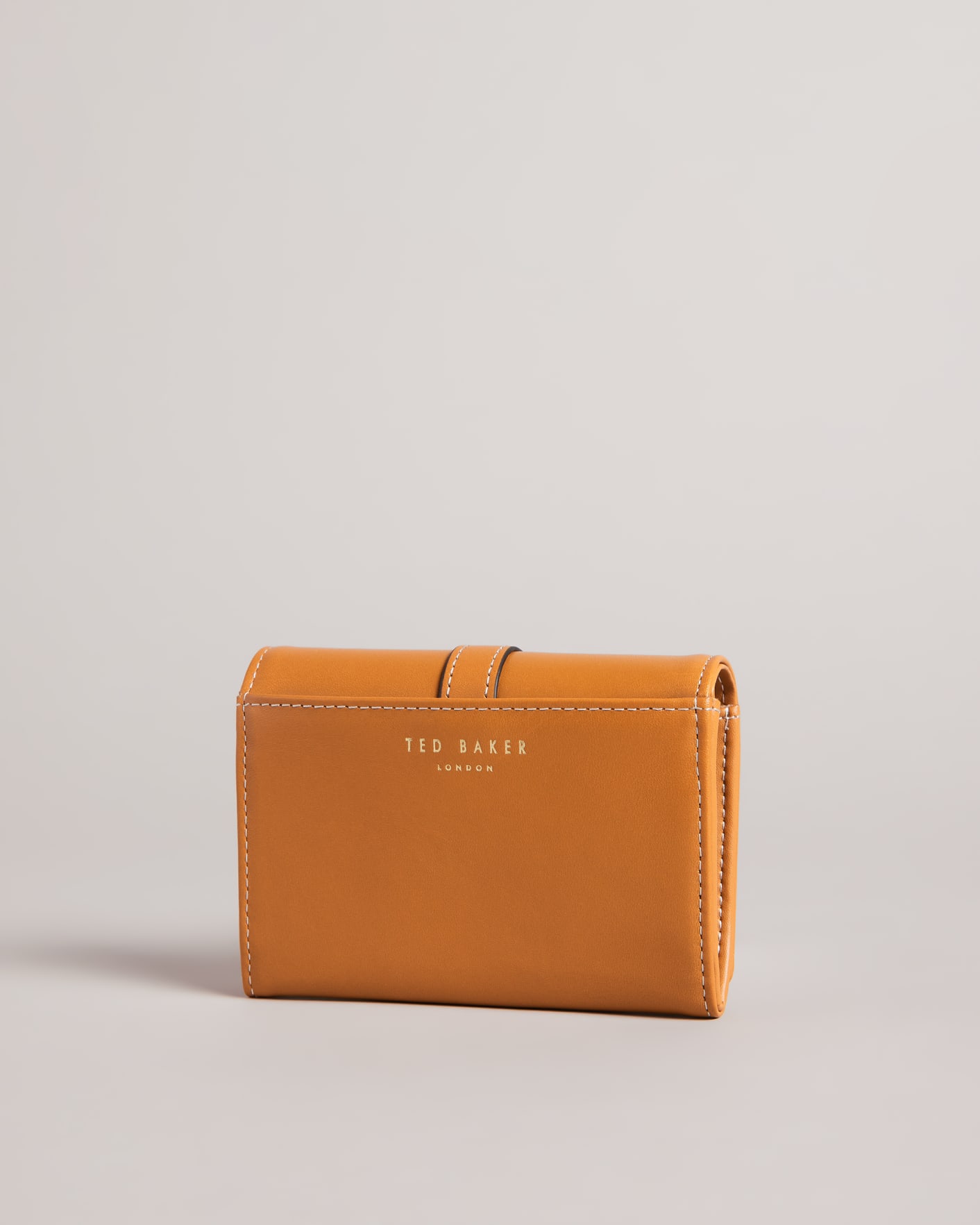Tan Magnolia Detail Small Purse Ted Baker