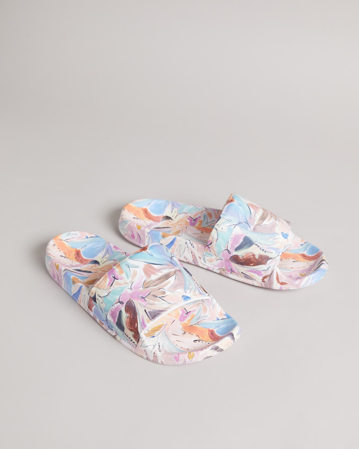 Multicolore Mules Summer Bloom Ted Baker