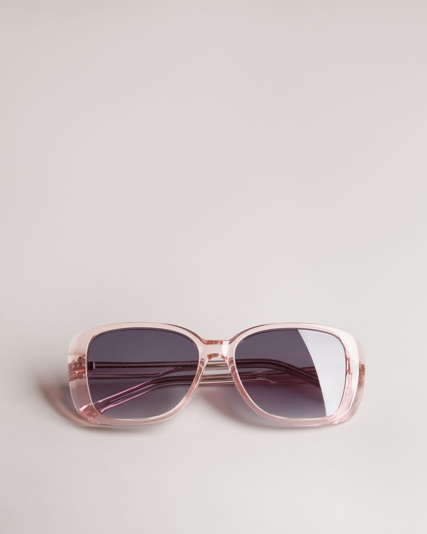 Light Pink Large Square Frame Sunglasses Ted Baker