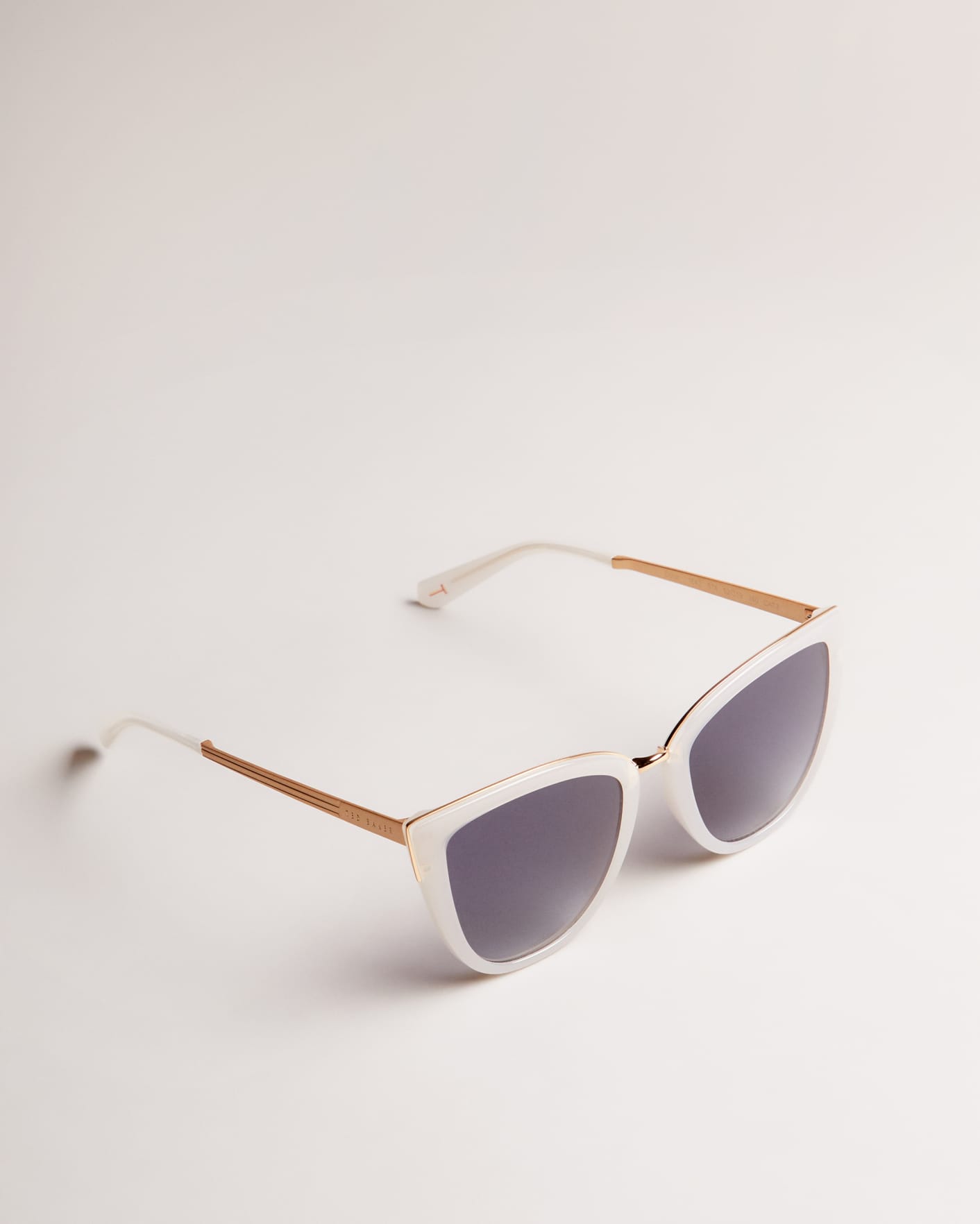 White Cat Eye Frame Sunglasses Ted Baker