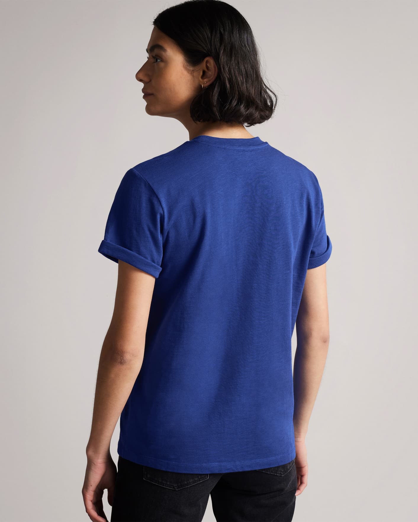 Medium Blue Give Us A Chip Graphic T-Shirt Ted Baker