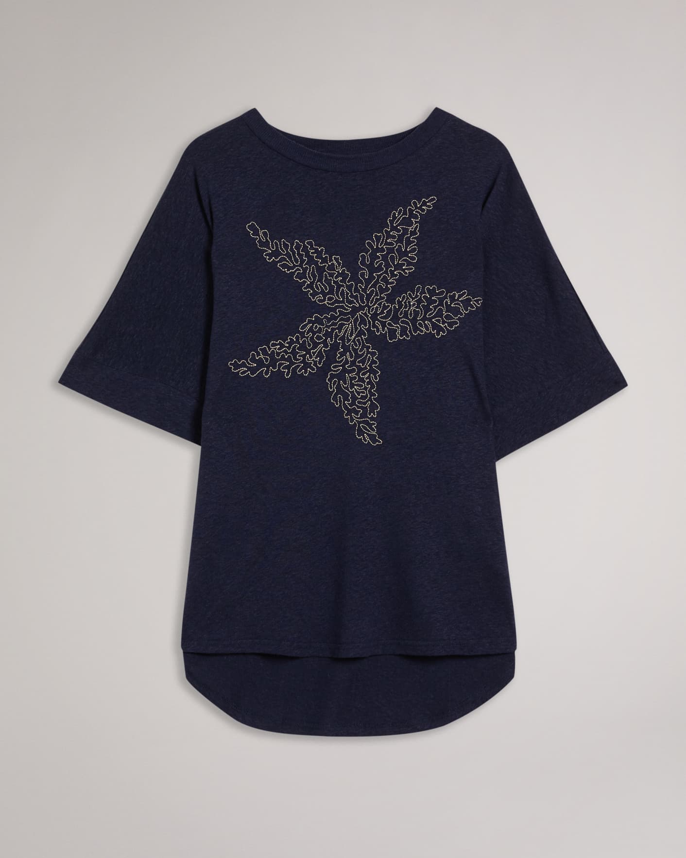 Marine foncé Tee-shirt motif Starfish Ted Baker