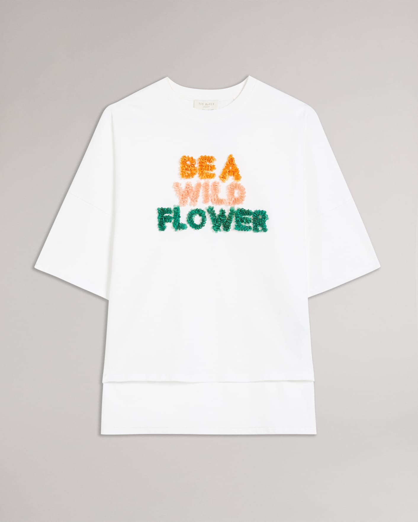 Ivoire Tee-shirt Be a wild flower Ted Baker
