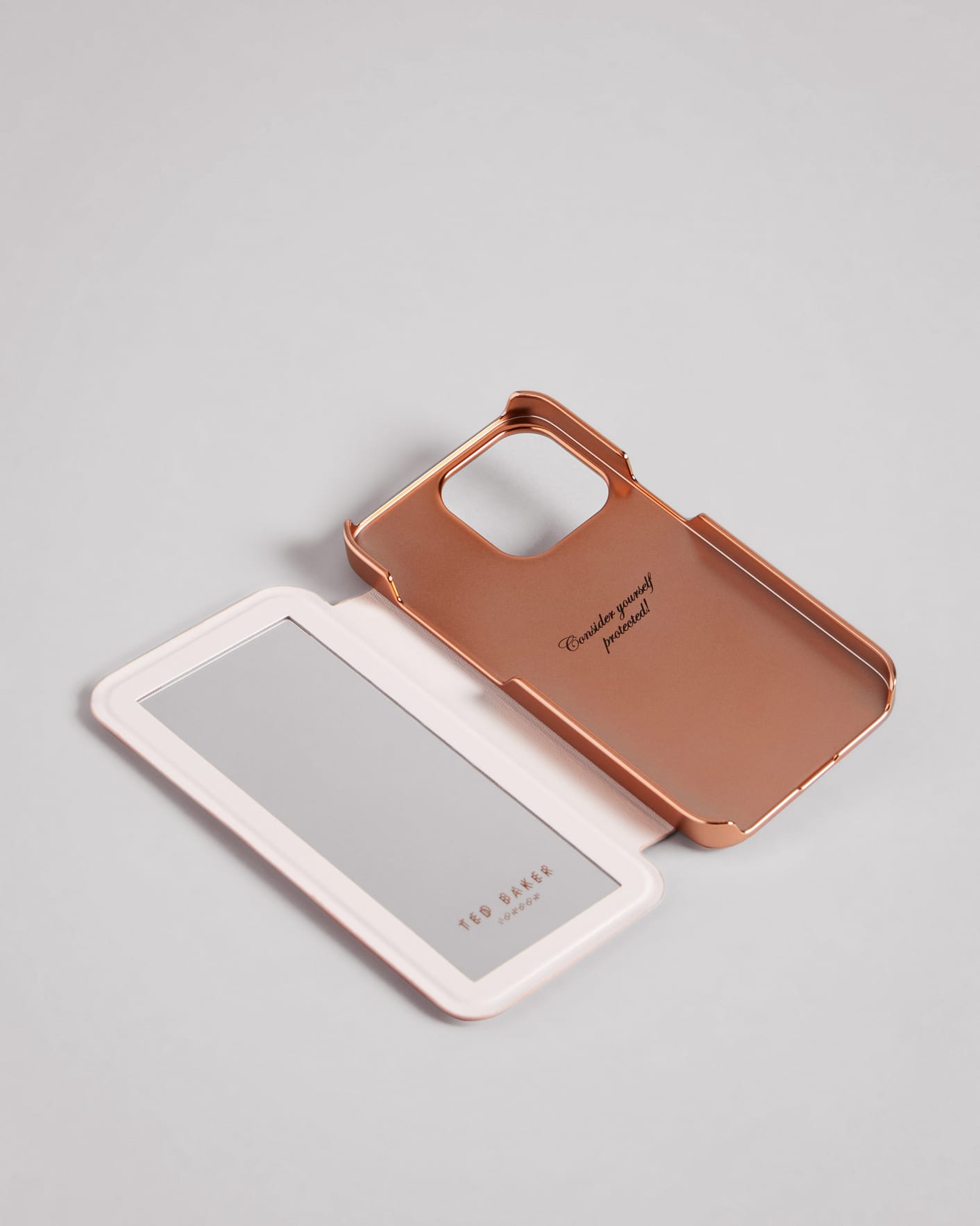 Ted Baker GLITO Mirror Case for iPhone 13 Pro Max - Rose Gold