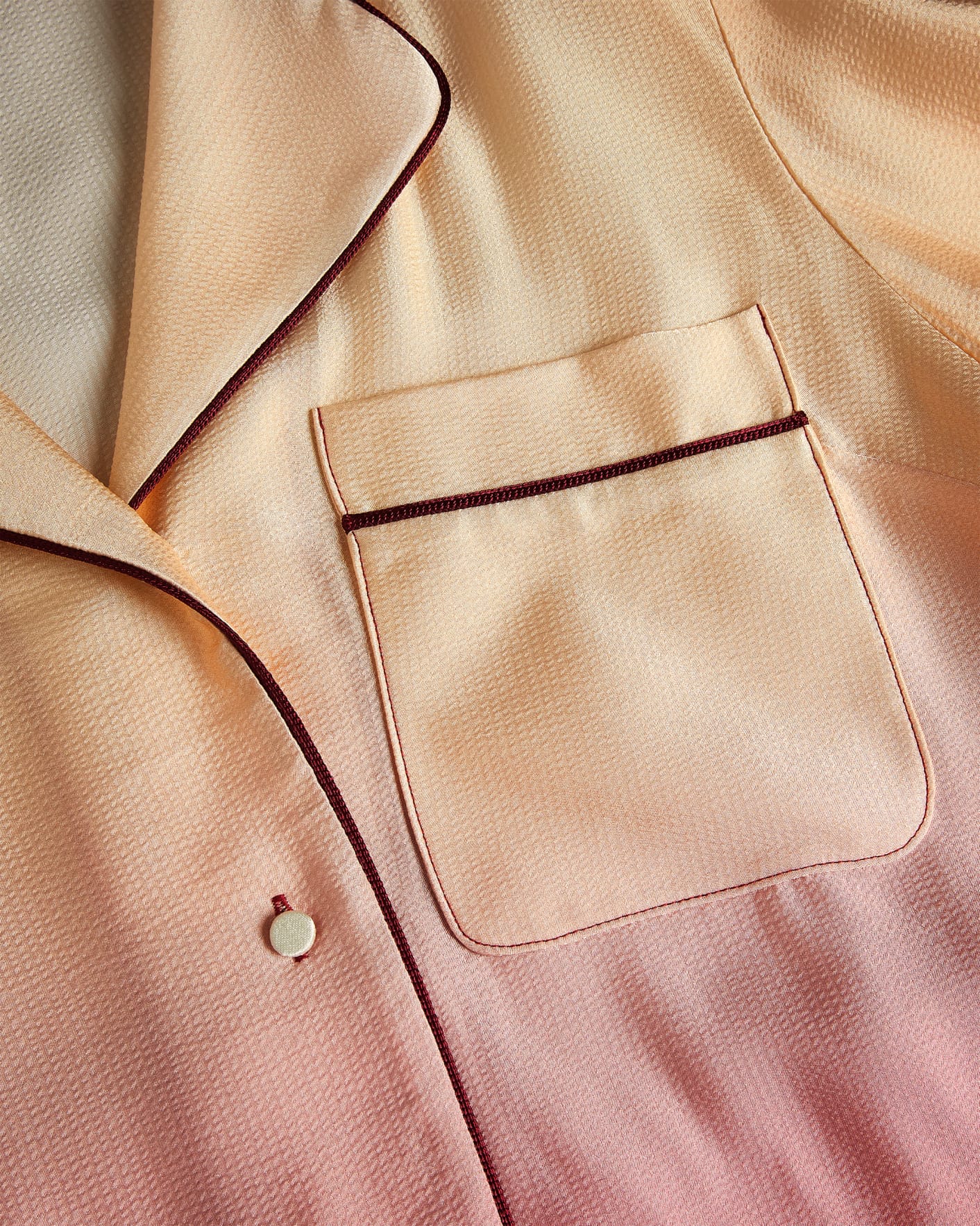 Pink Ombre Revere Shirt Ted Baker