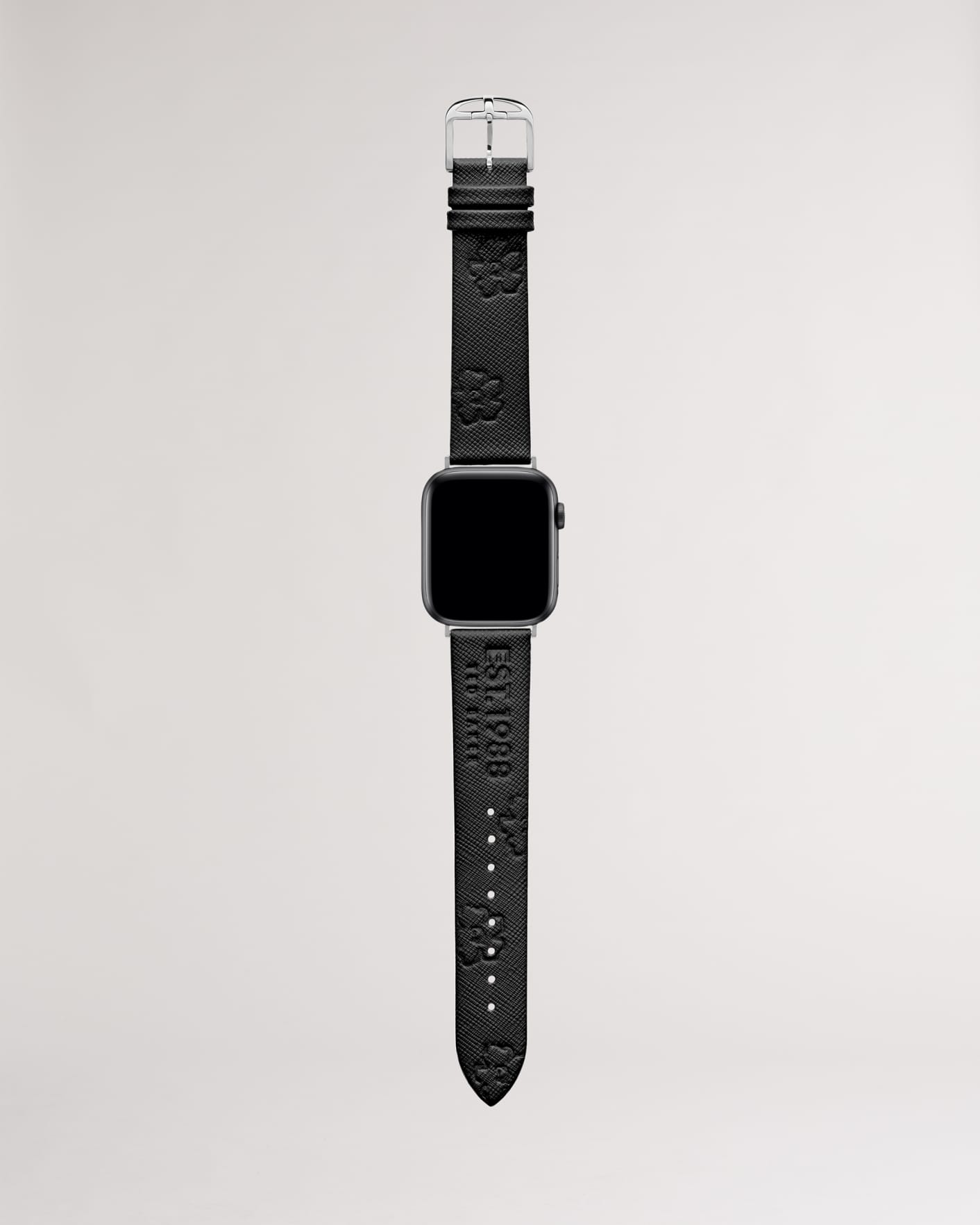 Black 38/40mm Magnolia Apple Watch Strap Ted Baker
