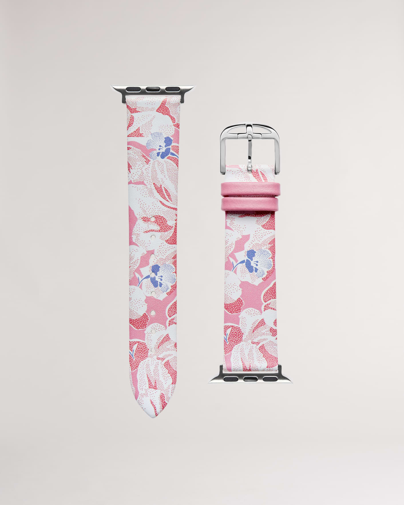 Pink Floral Printed Apple Watch Strap Ted Baker