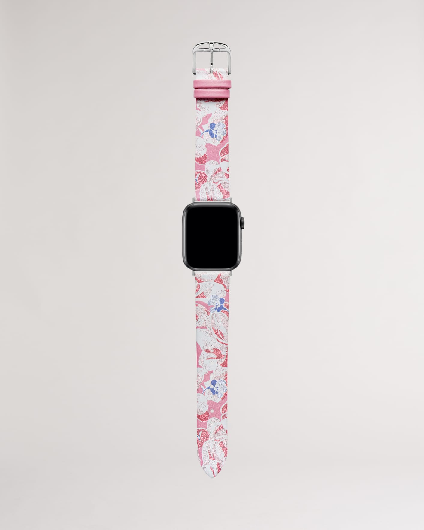 Pink Floral Printed Apple Watch Strap Ted Baker