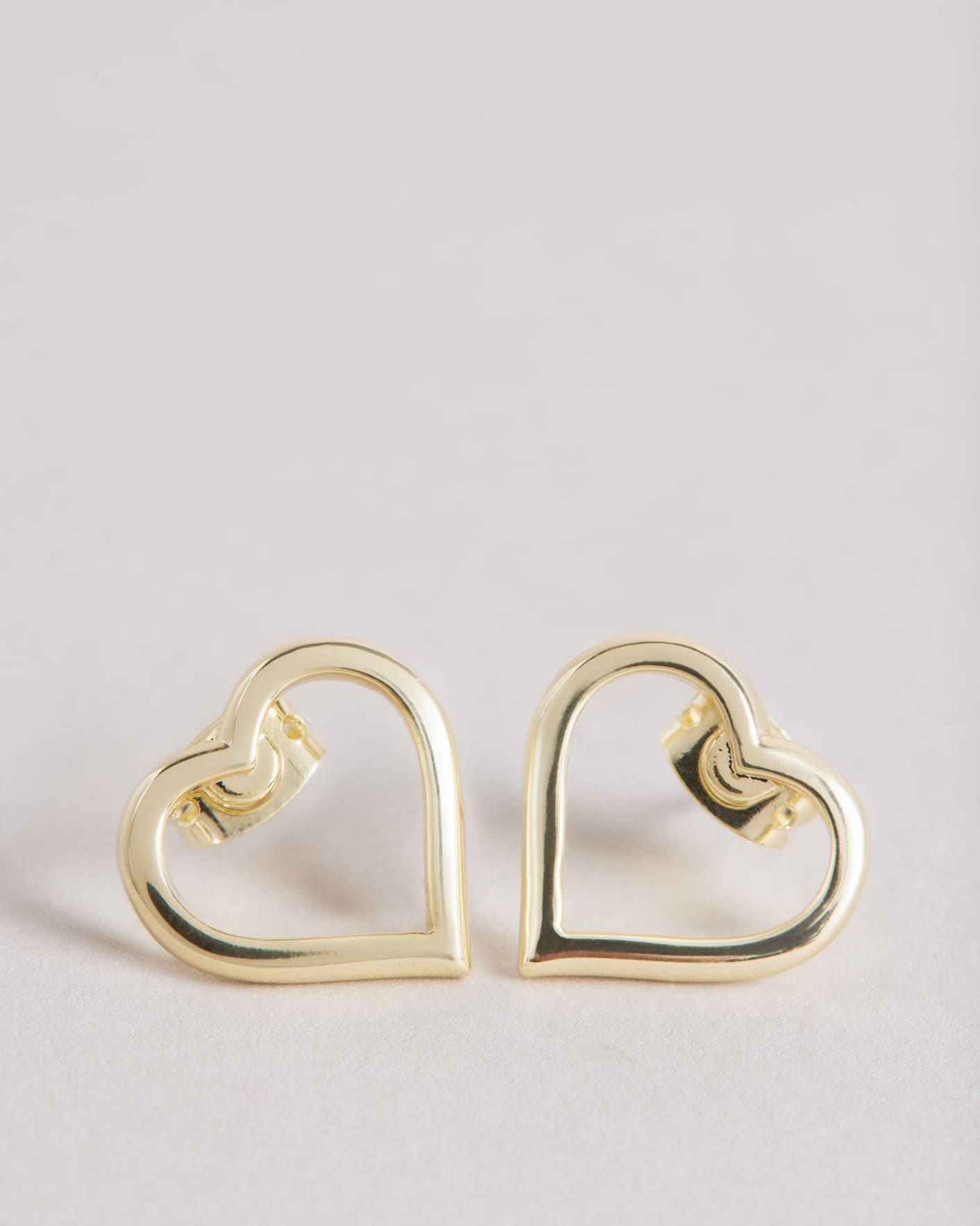 Gold Color Chain of Hearts Stud Earring Ted Baker