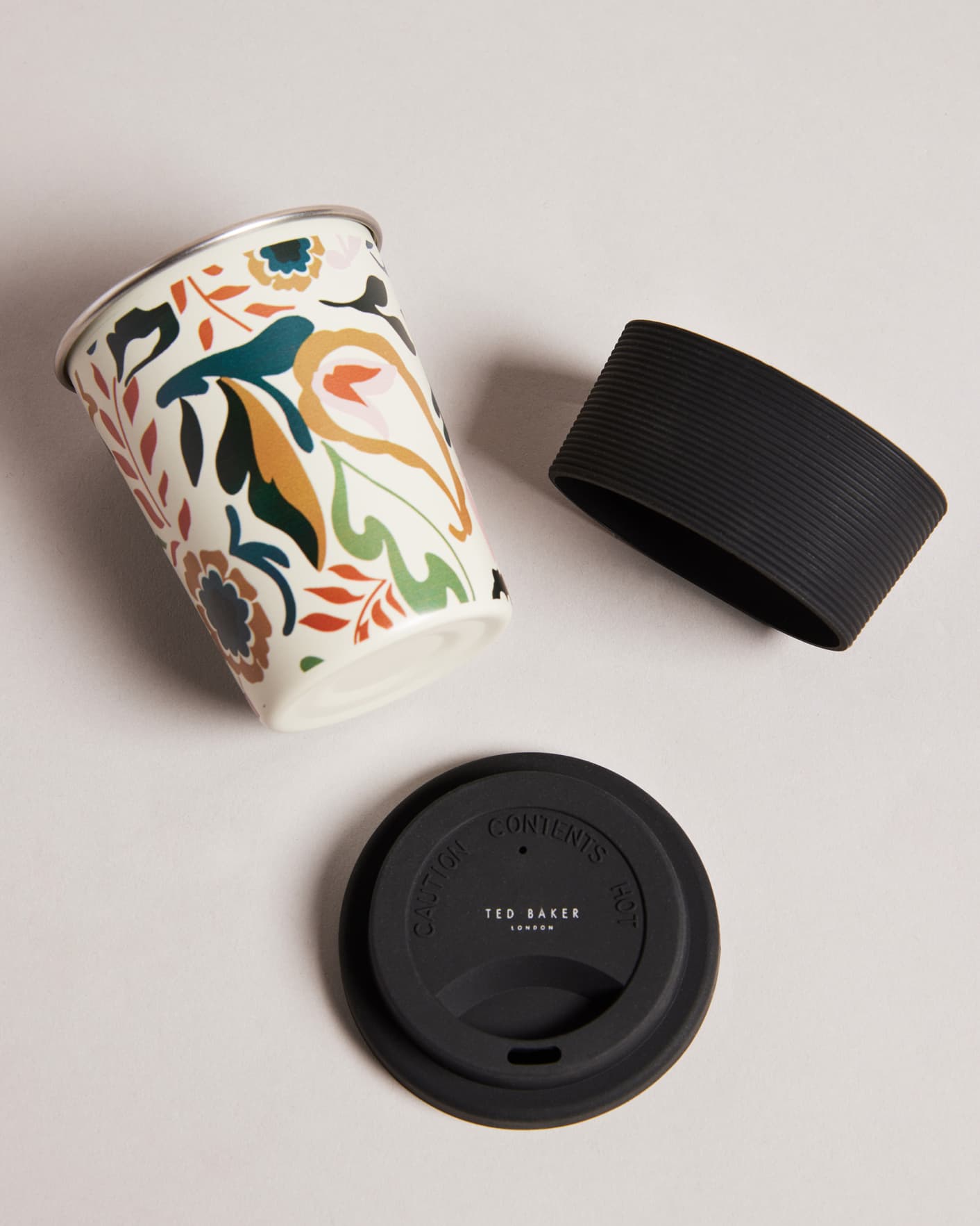 Natural Printed 227ml Travel Cup Ted Baker
