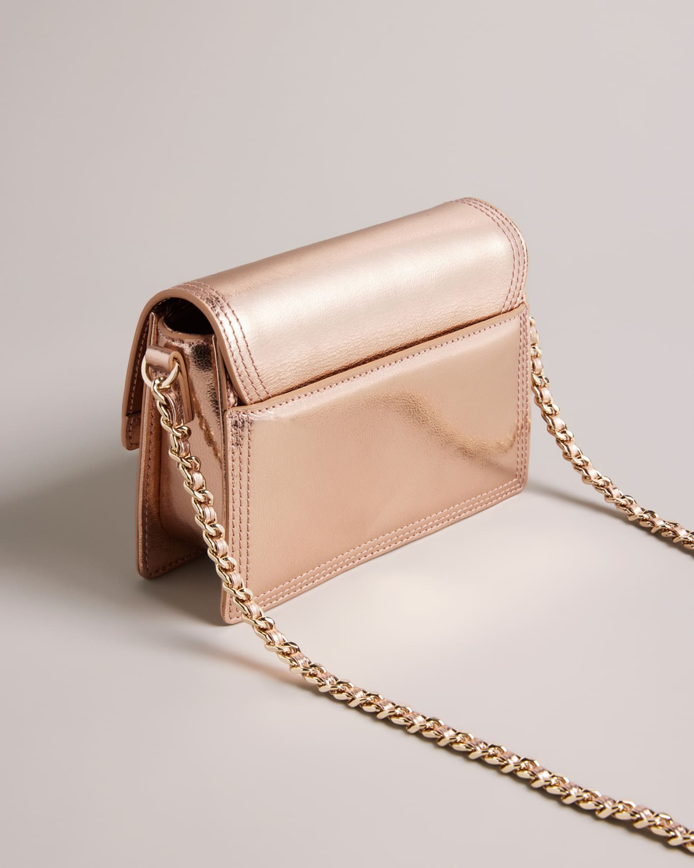 Ted Baker, Bags, Ted Baker Pink And Rose Gold Bag
