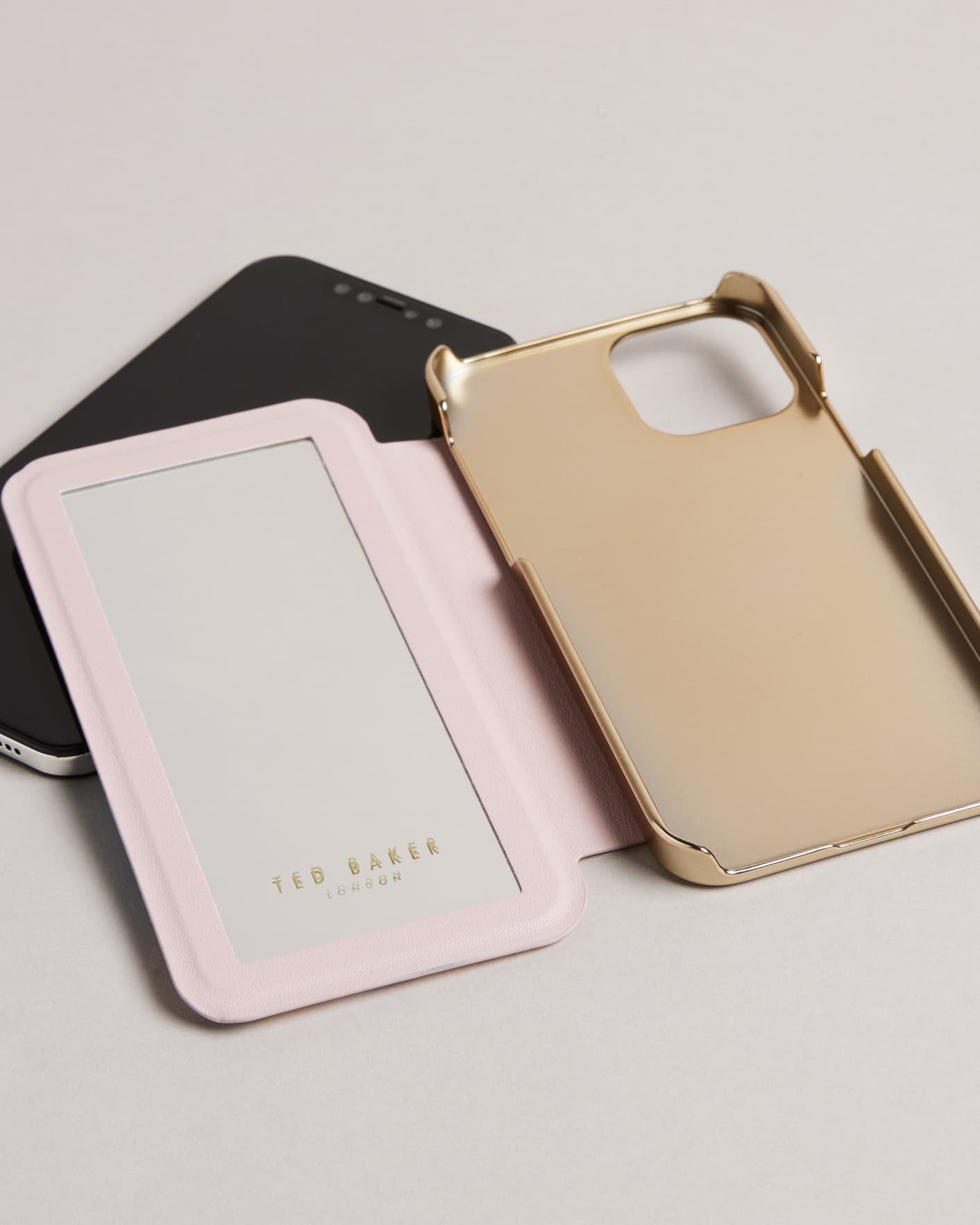 Light Pink Art Print iPhone 12 and 12 Pro Mirror Case Ted Baker