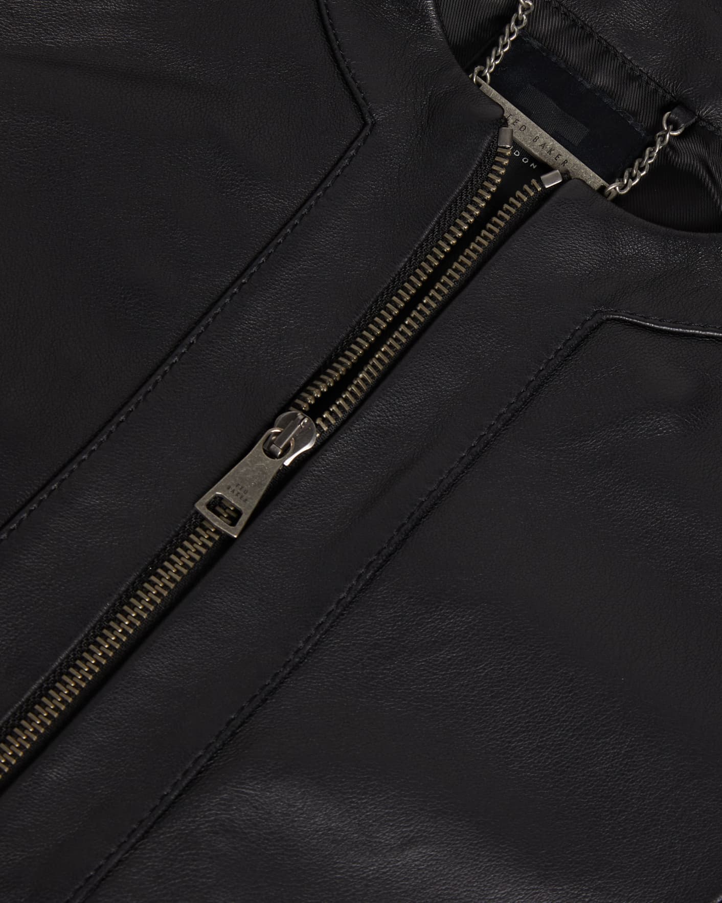 CLARYA - BLACK | Leather & Biker Jackets | Ted Baker UK