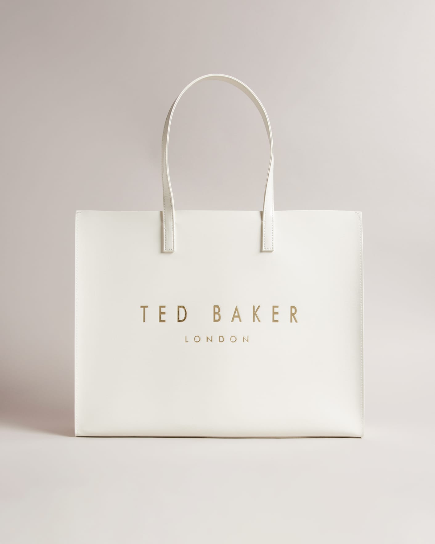 Ted Baker, Bags, Ted Baker Large White And Gold Purse