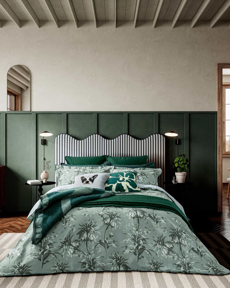 BELMY - GREEN | Bed Linen | Ted Baker UK