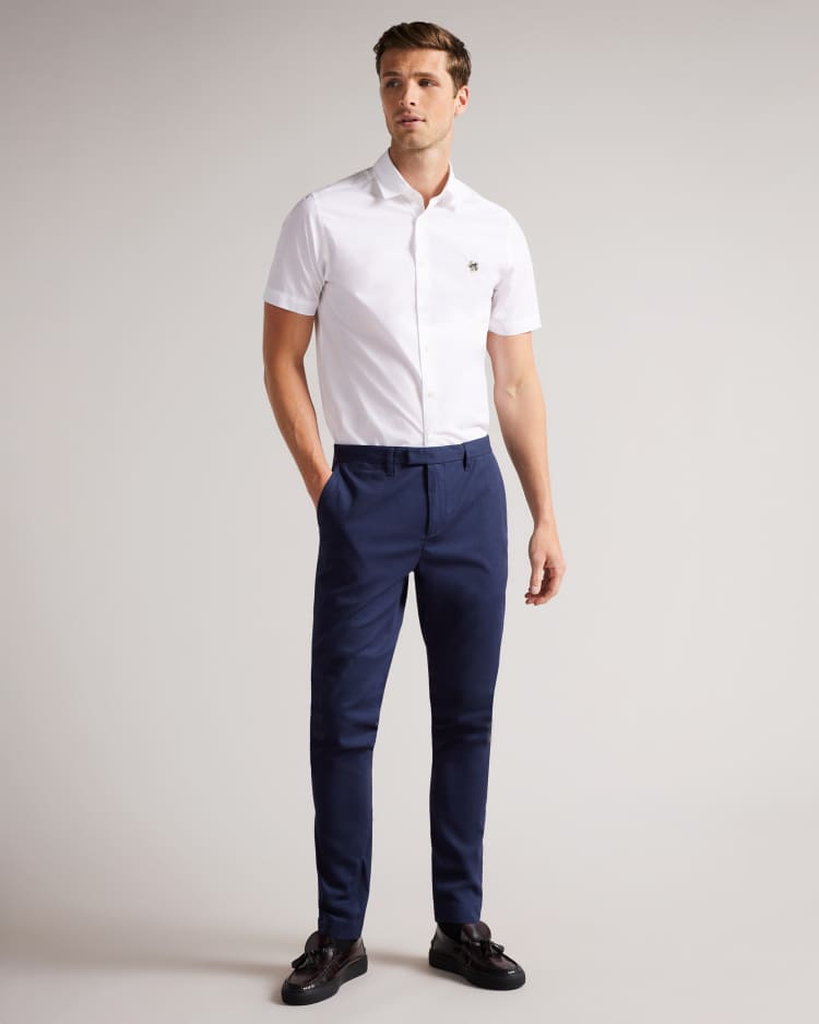 GRETTON - NAVY | Jeans & Trousers | Ted Baker UK