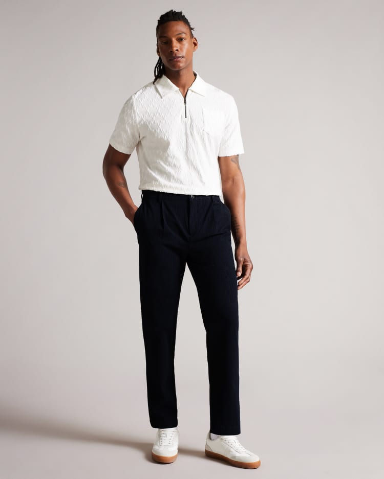 MALTBY - NAVY | Jeans & Trousers | Ted Baker UK