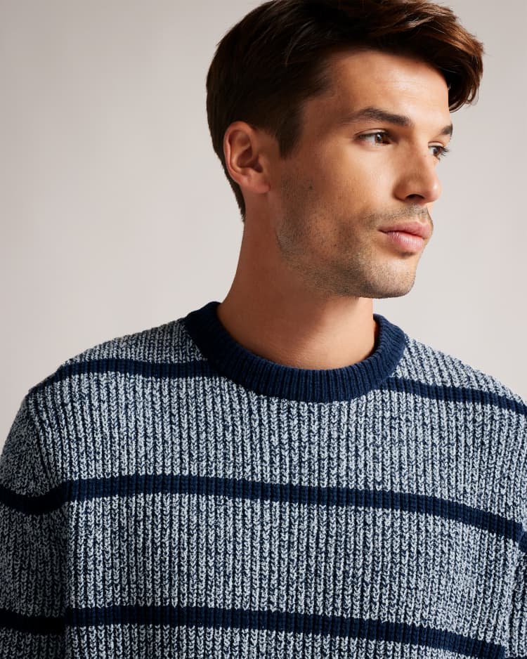 ANGIO - BLUE | Knitwear | Ted Baker UK
