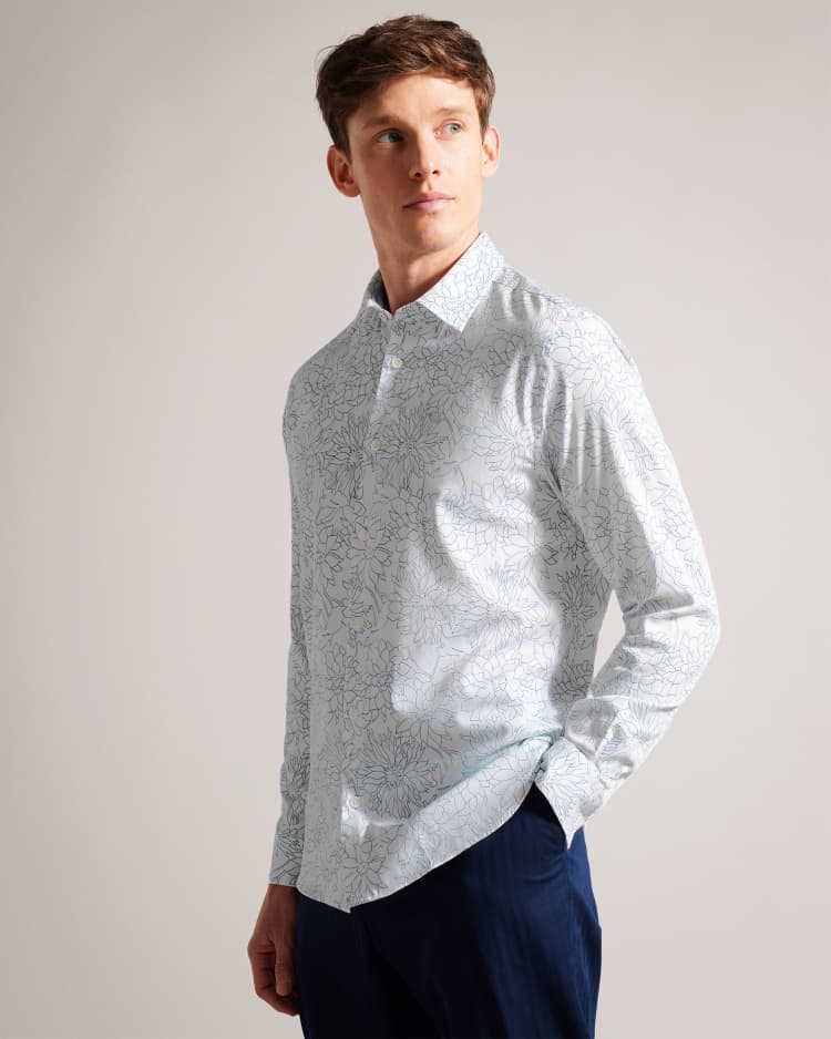 NEALE - WHITE | Shirts | Ted Baker ROW
