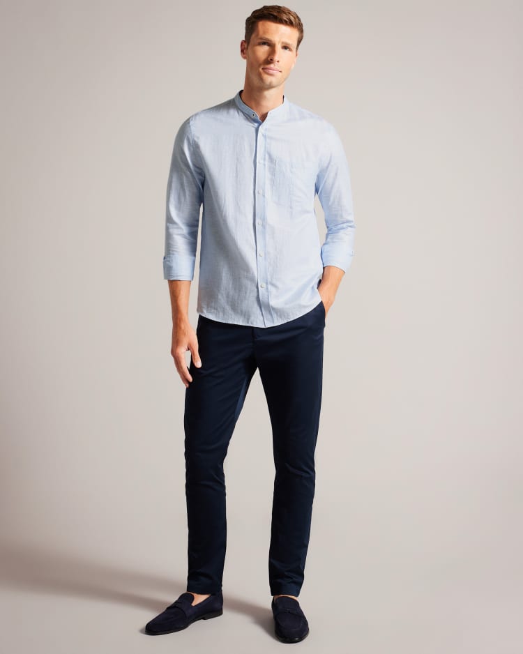GRANAN - LT-BLUE | Long Sleeved Shirts | Ted Baker UK