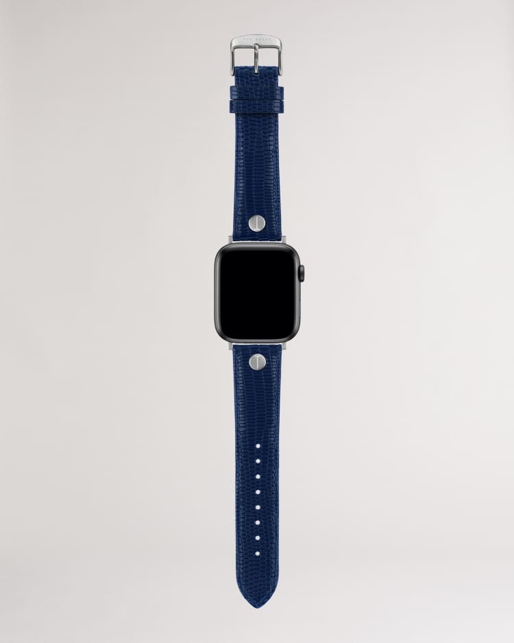 ALCA - Blue Leather Apple Watch Strap