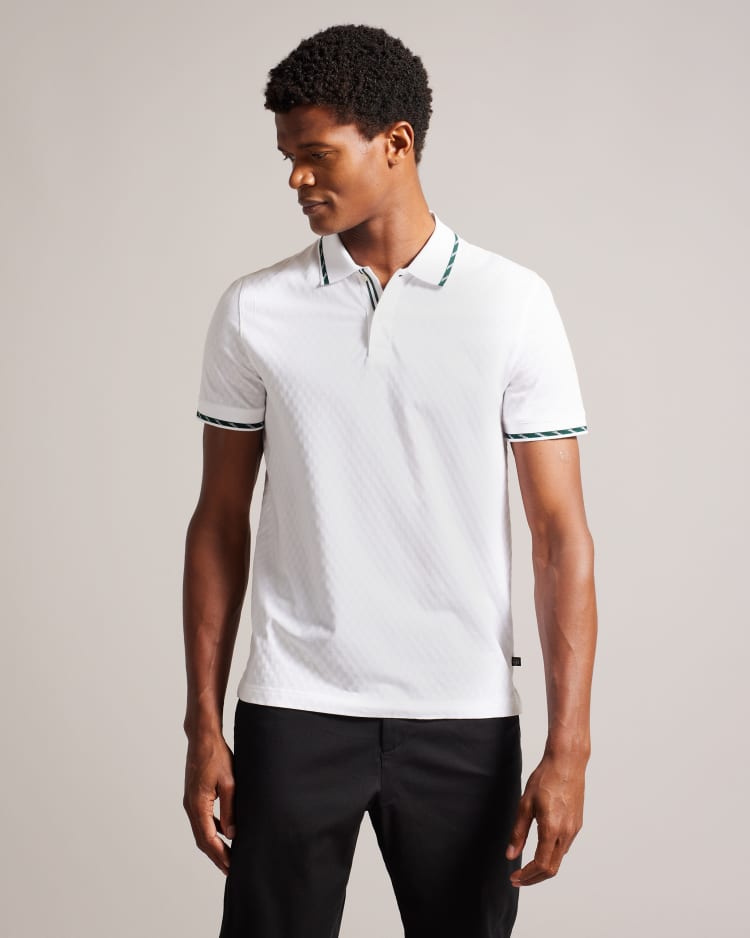 COLSON - WHITE | Polo Shirts | Ted Baker ROW