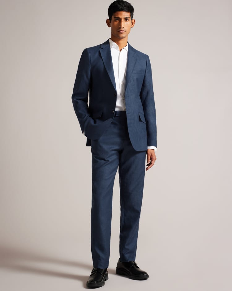 FLAAXT - NAVY | Suit Trousers | Ted Baker UK