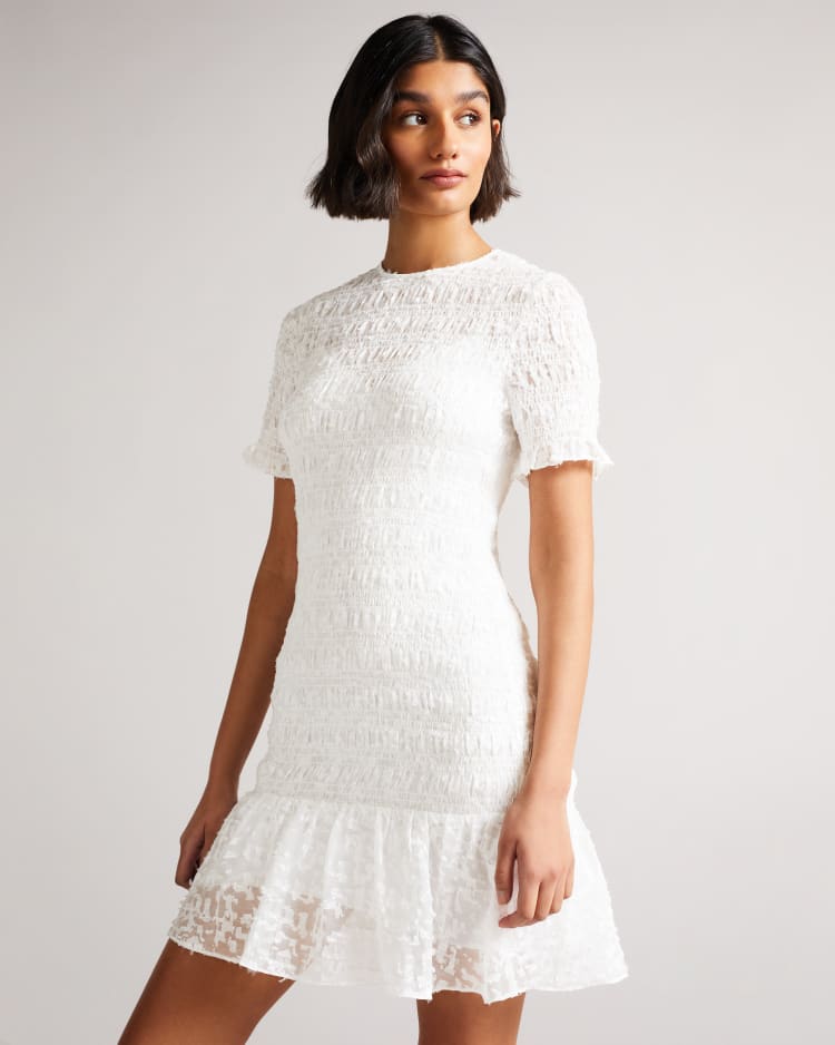 White Fit And Flare Dress | Ted Baker UK