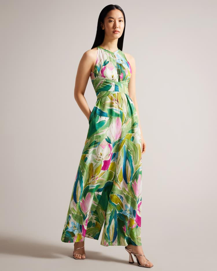RACHILY - GREEN | Jumpsuits & Playsuits | Ted Baker ROW