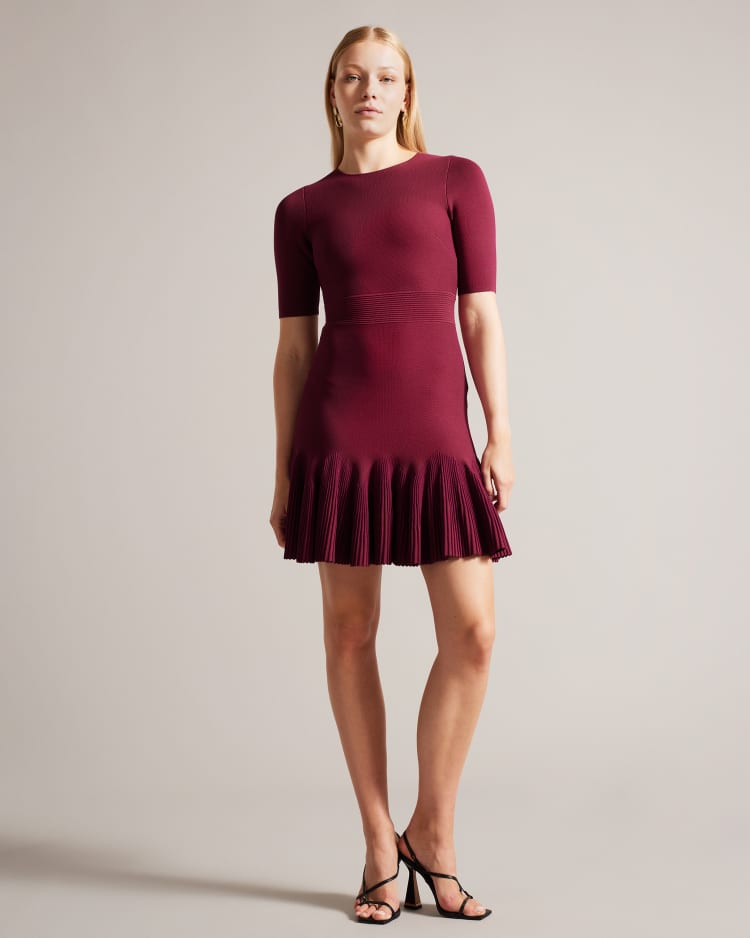 JOSAFEE - DK-RED | Mini Dresses | Ted Baker US
