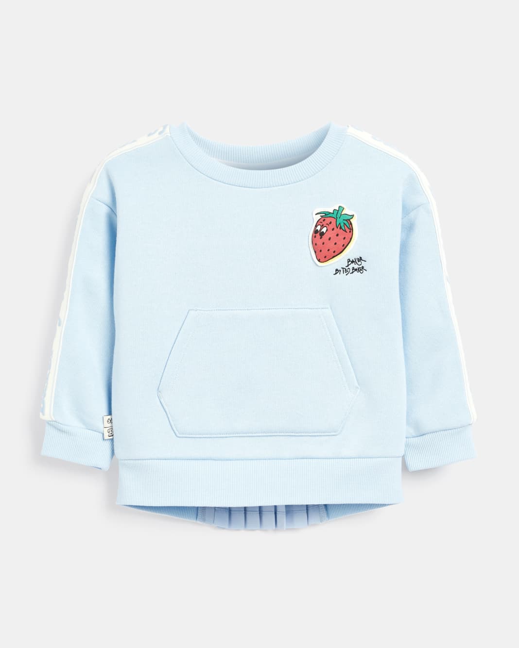테드 베이커 걸즈 스웨터 Ted Baker Strawberry Badge Detail Sweater,Blue